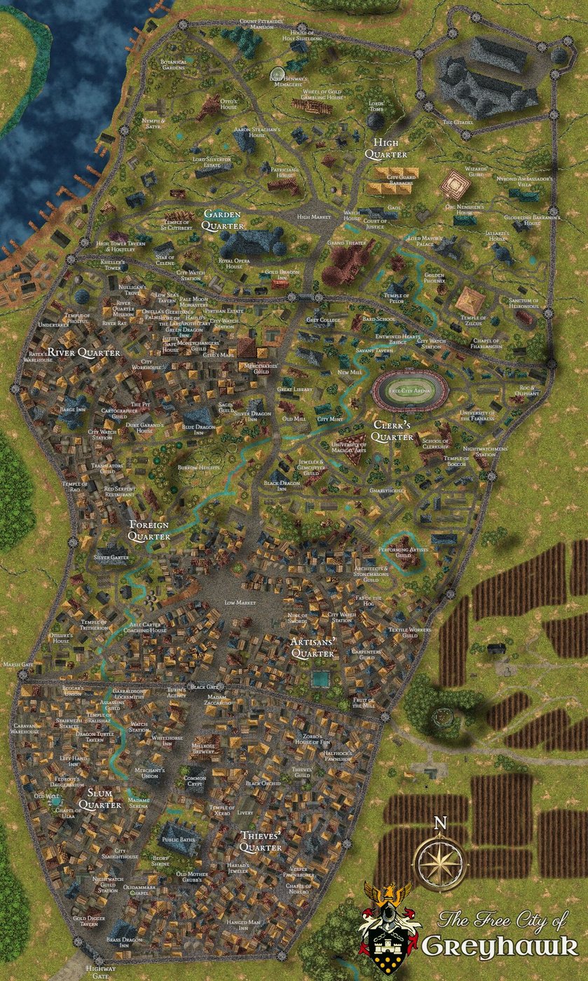 GIANT Greyhawk Map