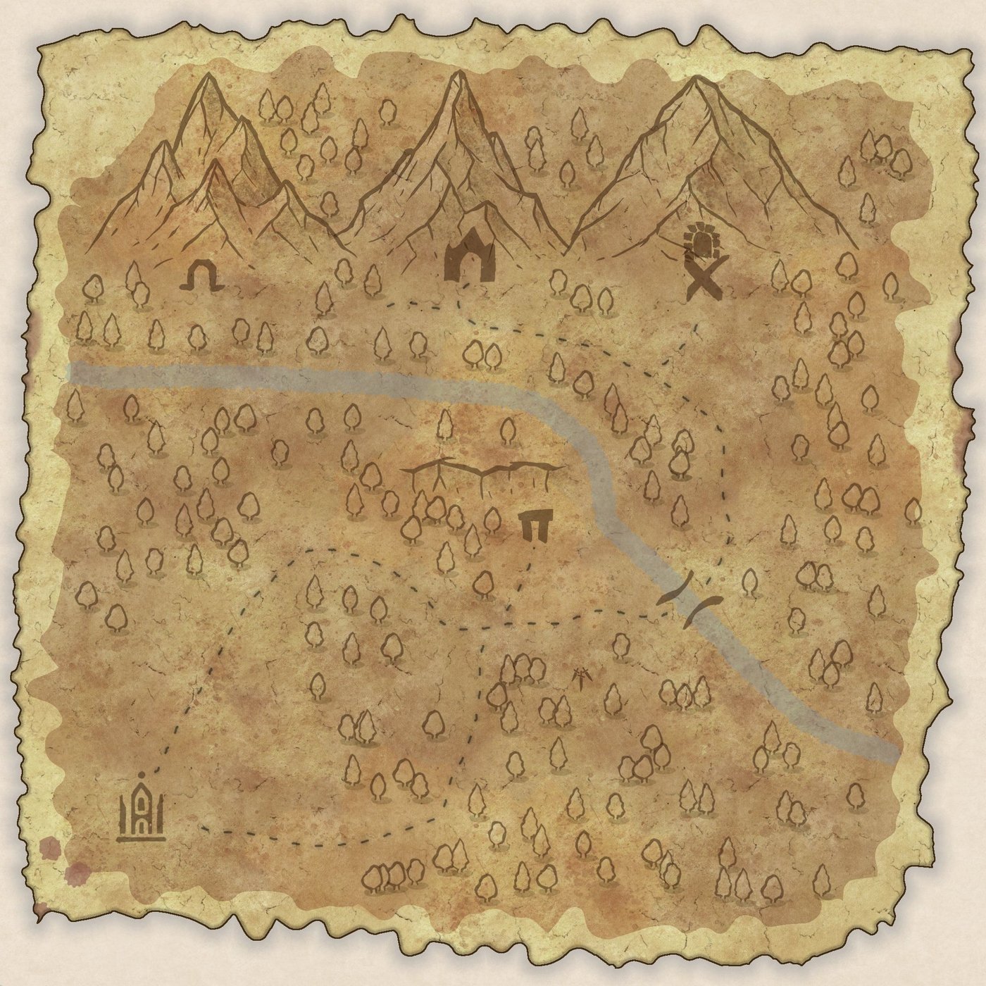 Map to Hidden Treasure?