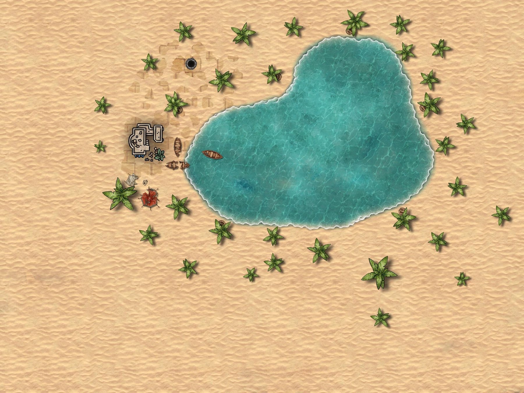 Temple Ilmater desert caché