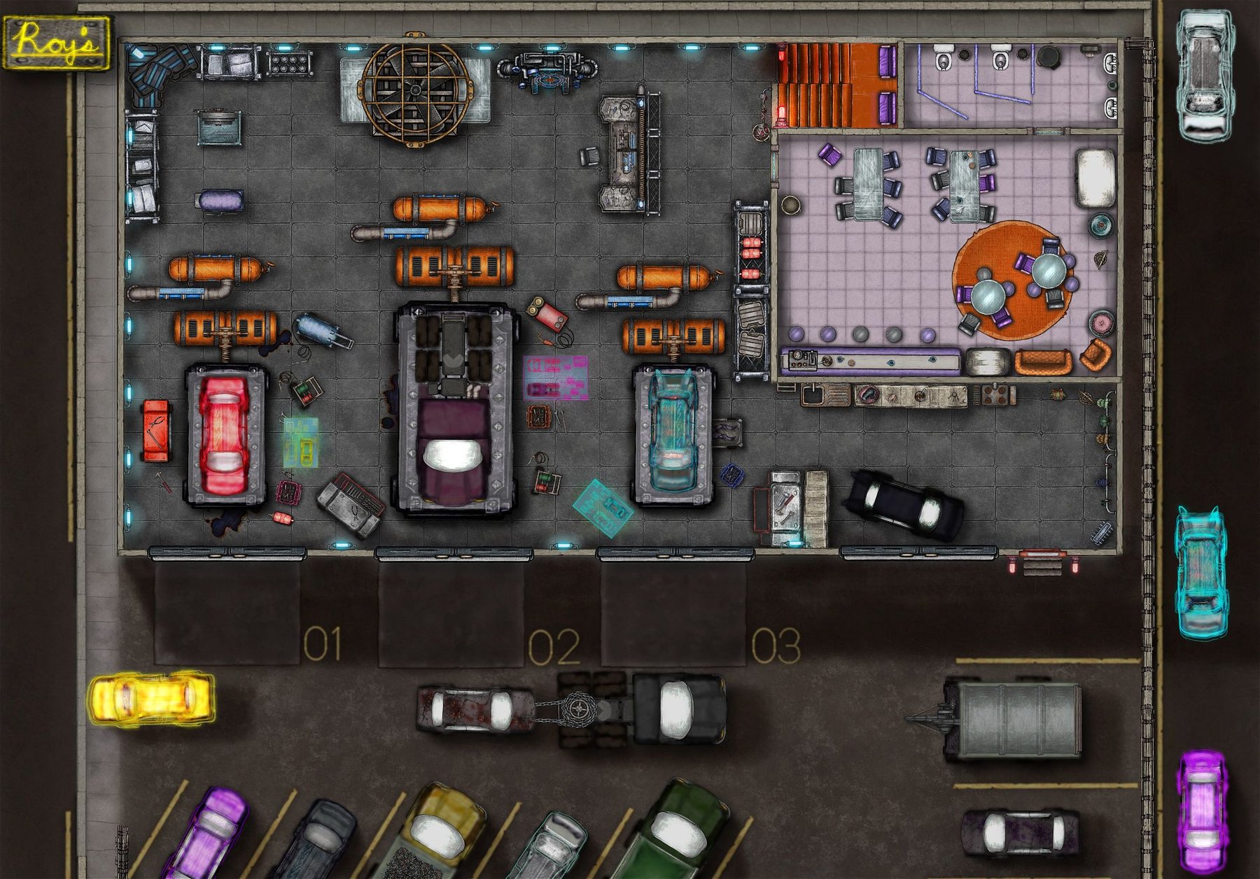 Roy's shop - Lower floor