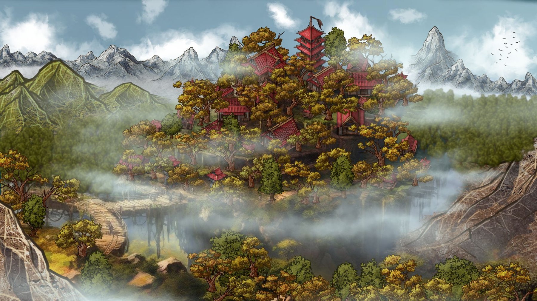 Aarakocra Mountain Village