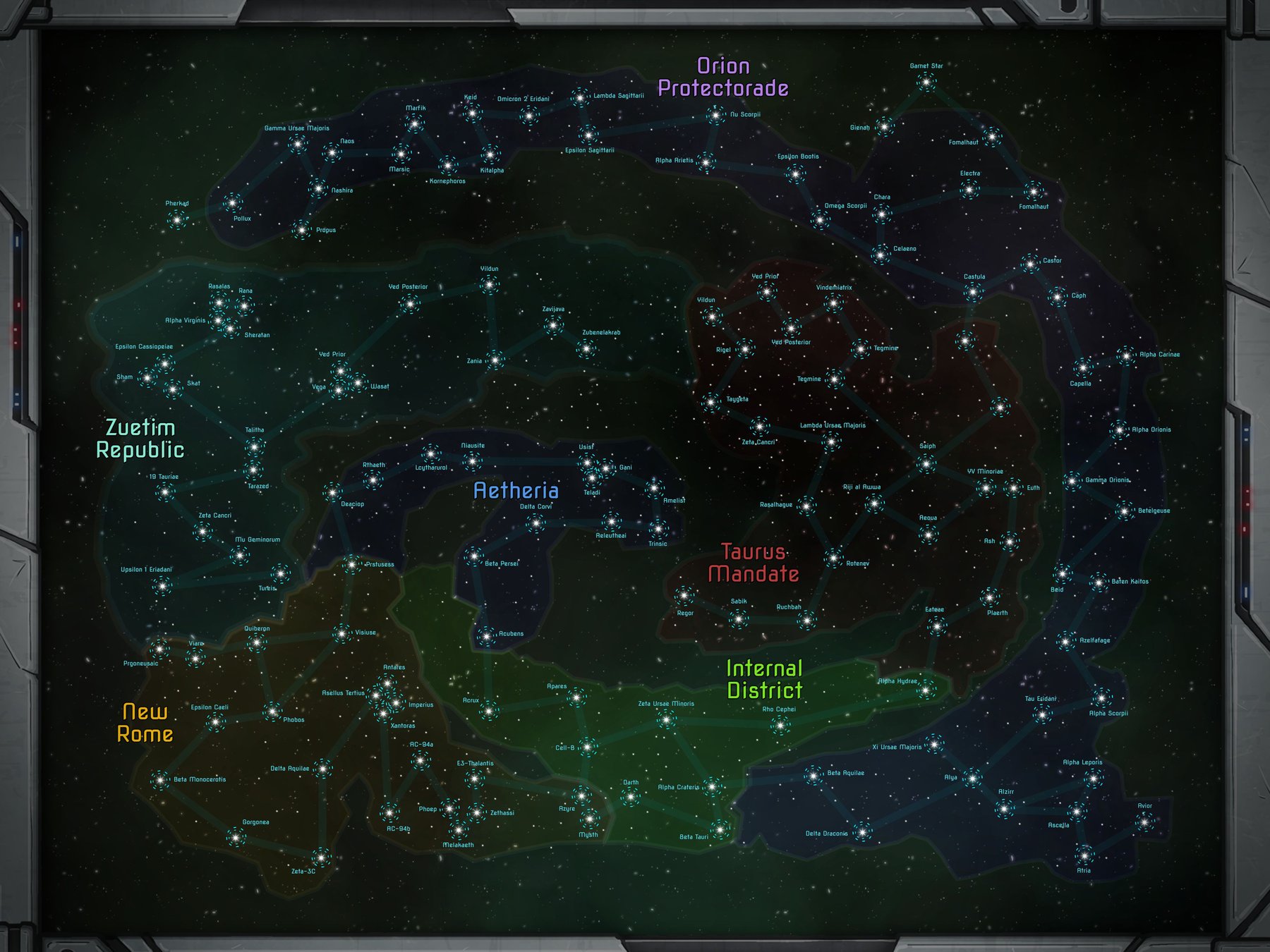 Galaxy: Vincimus (Sectors and Systems)