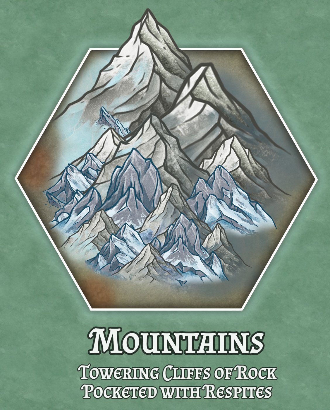 Hex Terrain - Subarctic Mountains