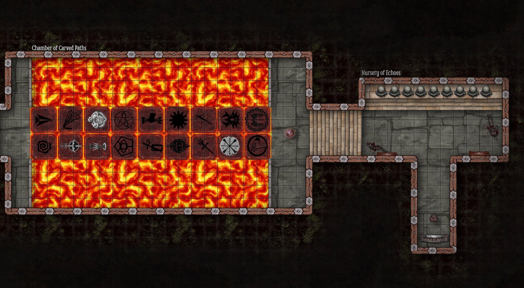 Tomb Chamber 4 - Chamber of Carved Paths