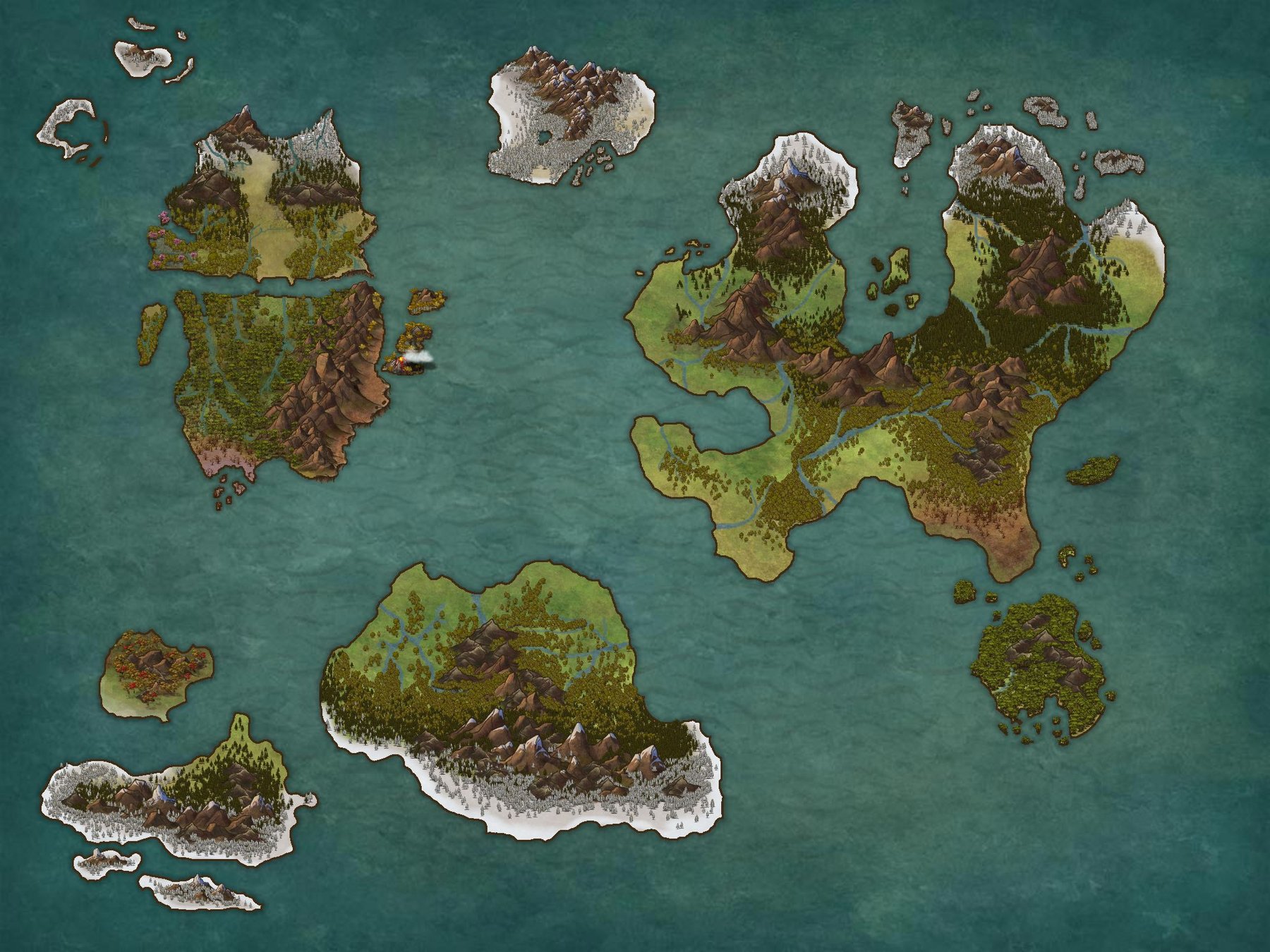 World Map (Blank)