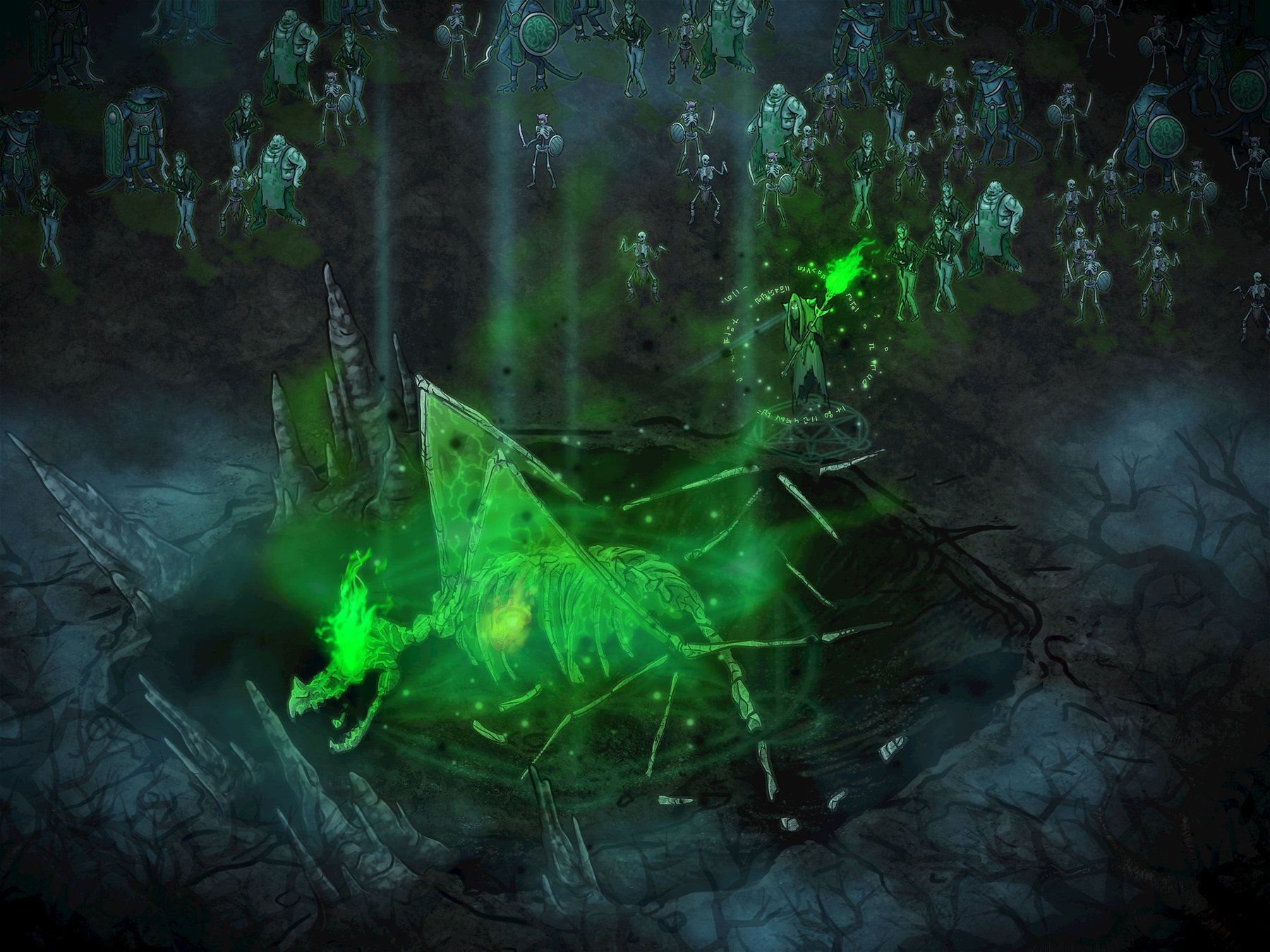 Maptober Prompt Day 5 Necromancy Mayhem