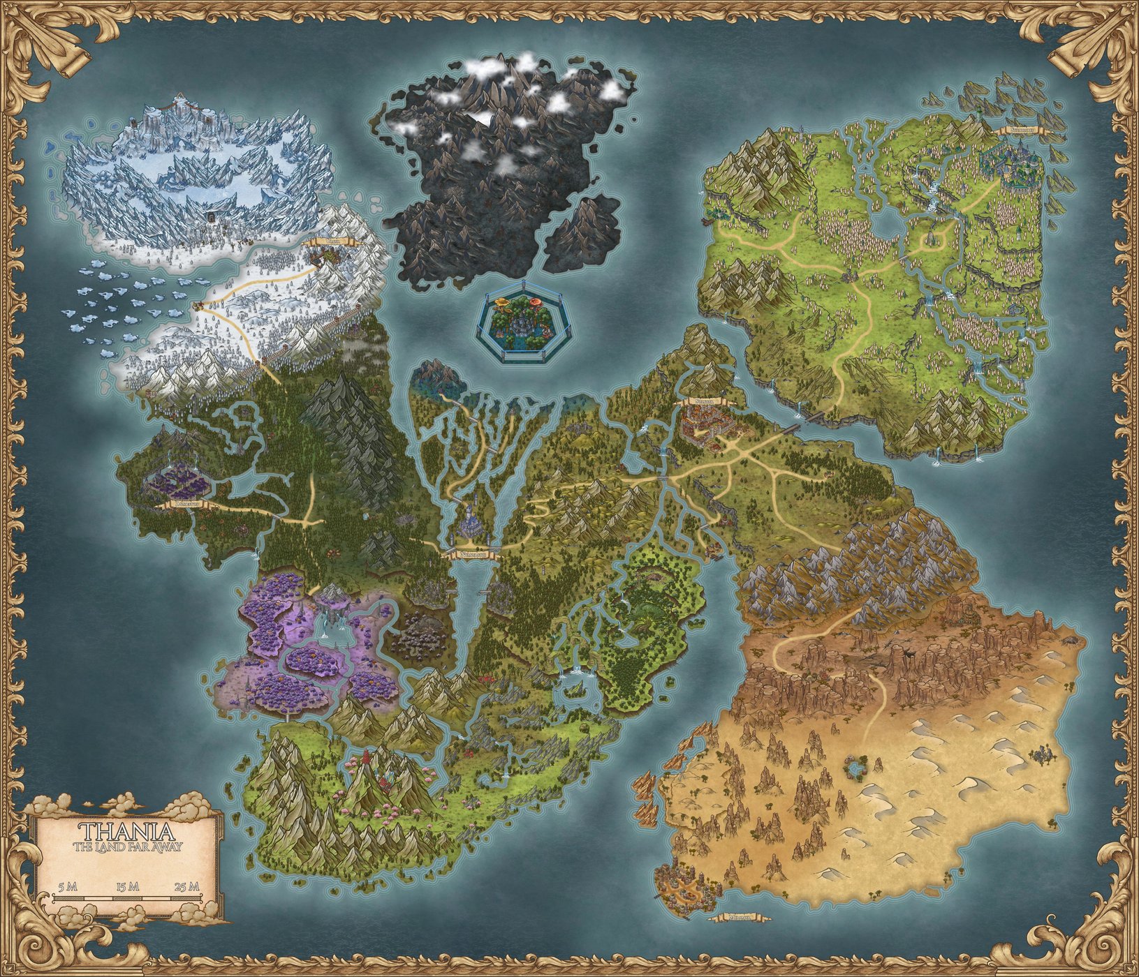 Thania World Map