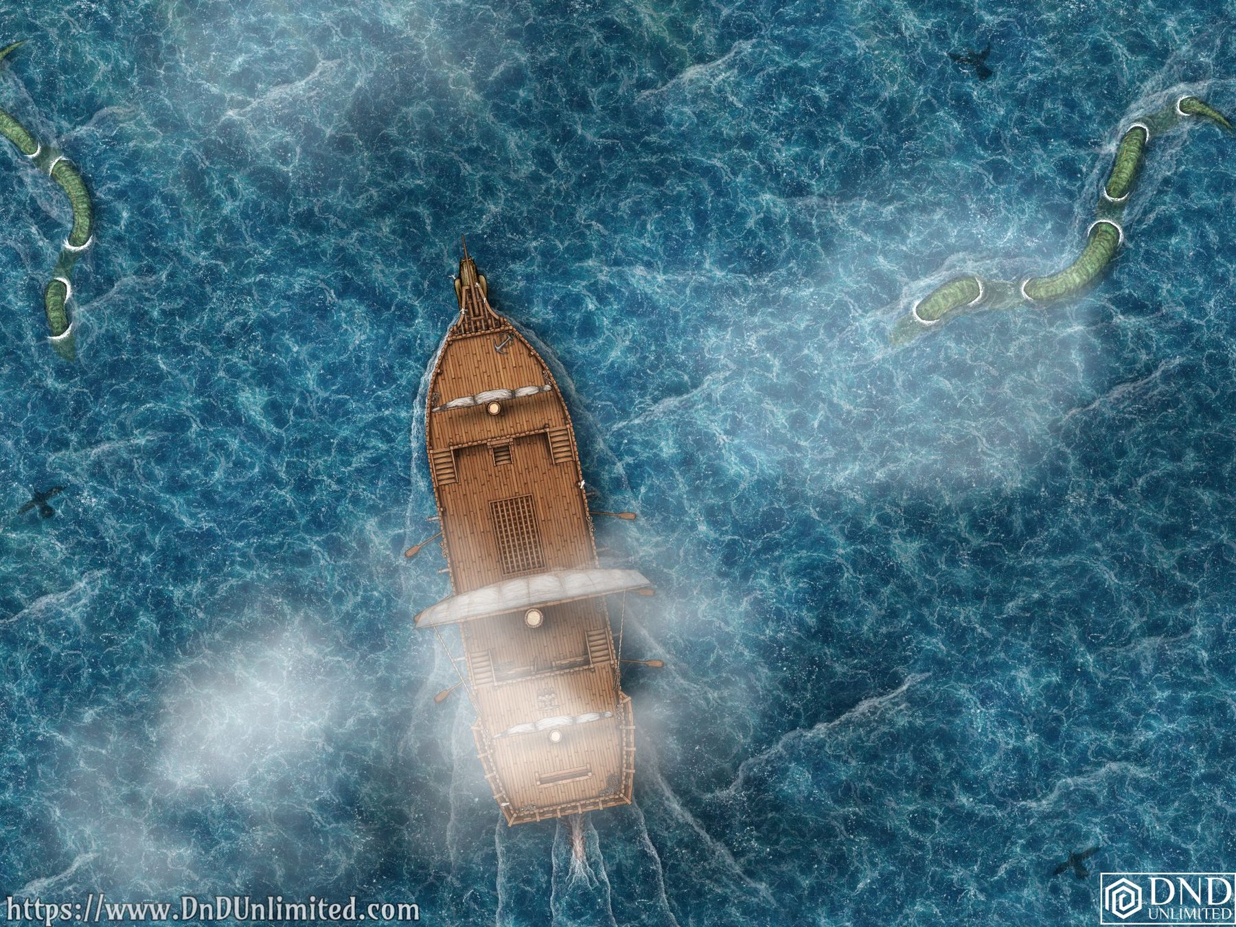 Ship at sea