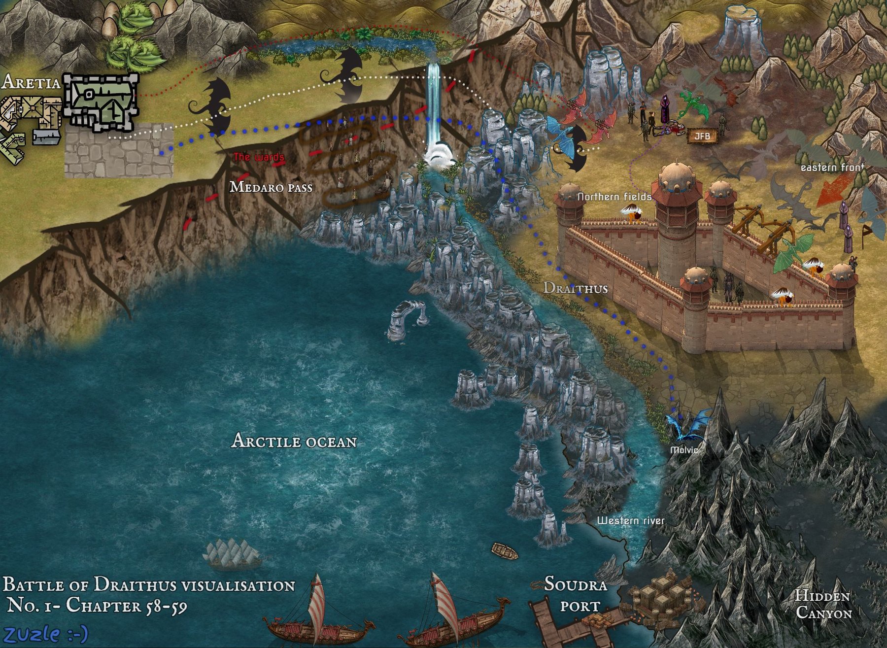 Draithus battle  Ch 58-59