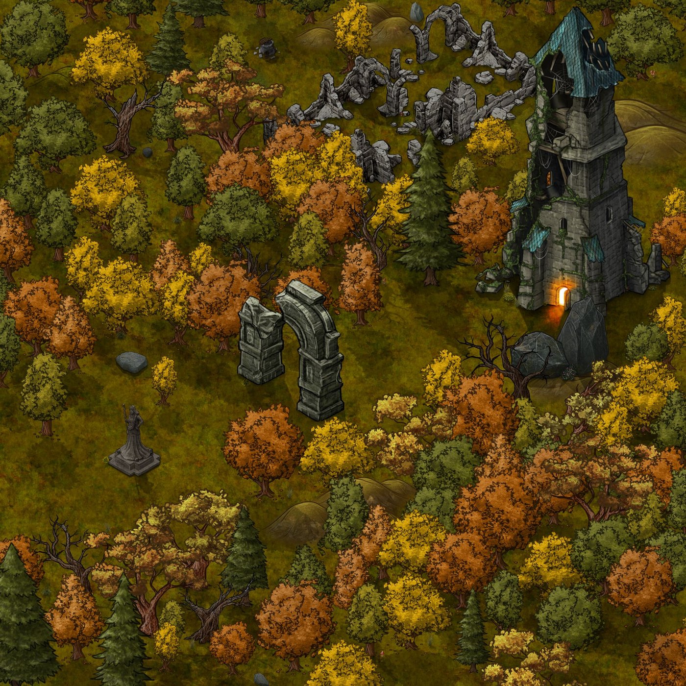 Forest Tower Encounter 2 (variant with portal)