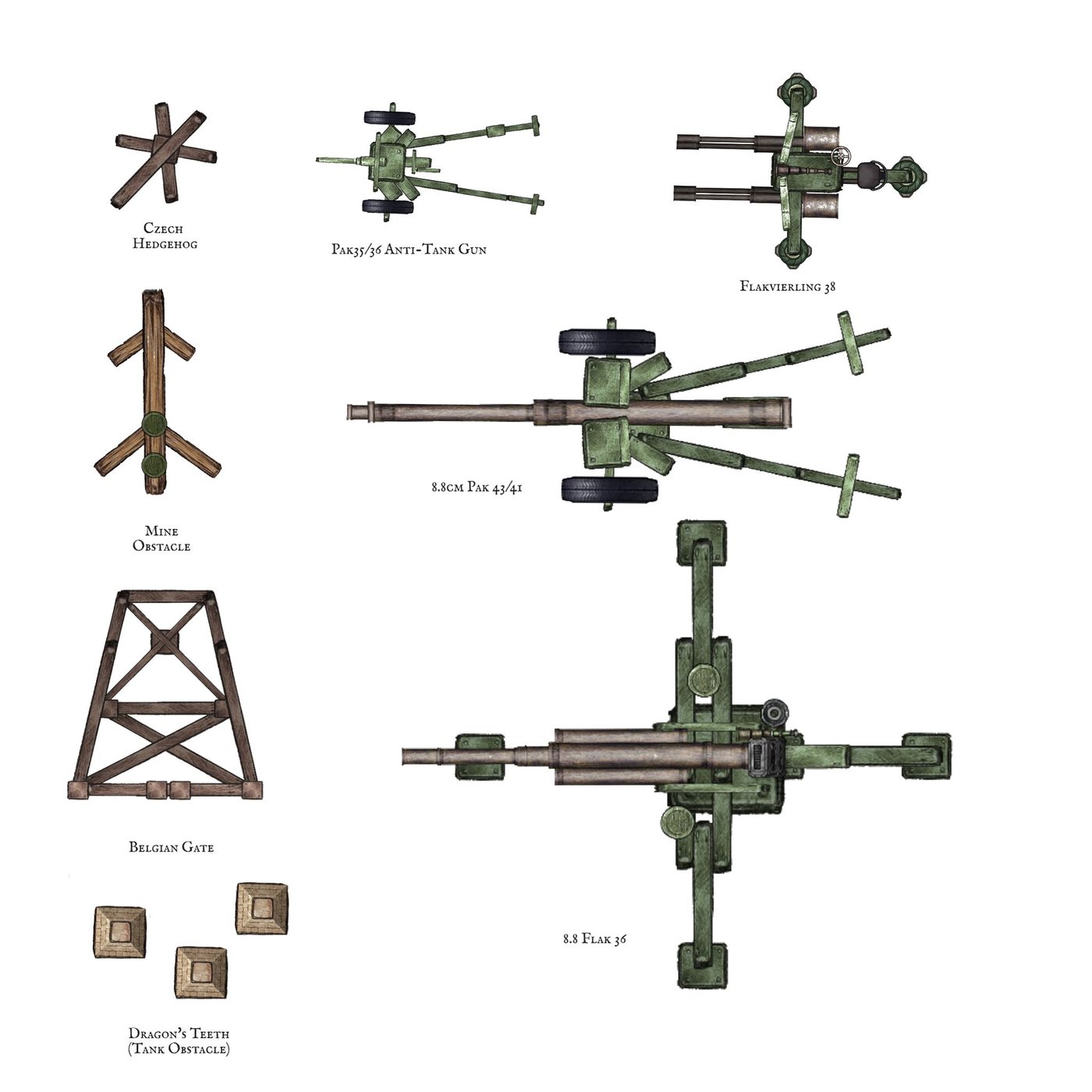 WWII Elements Guns