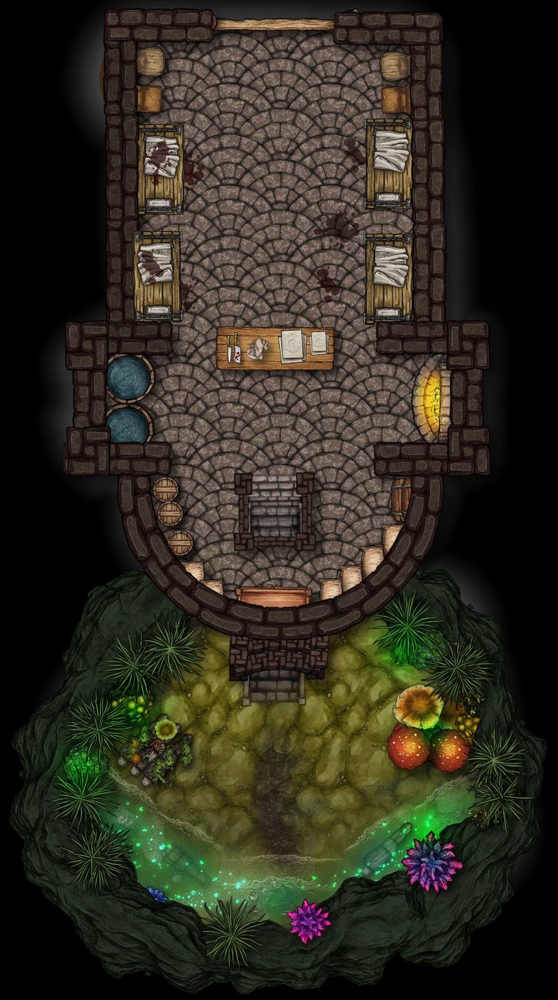 Hospital and Secret passage