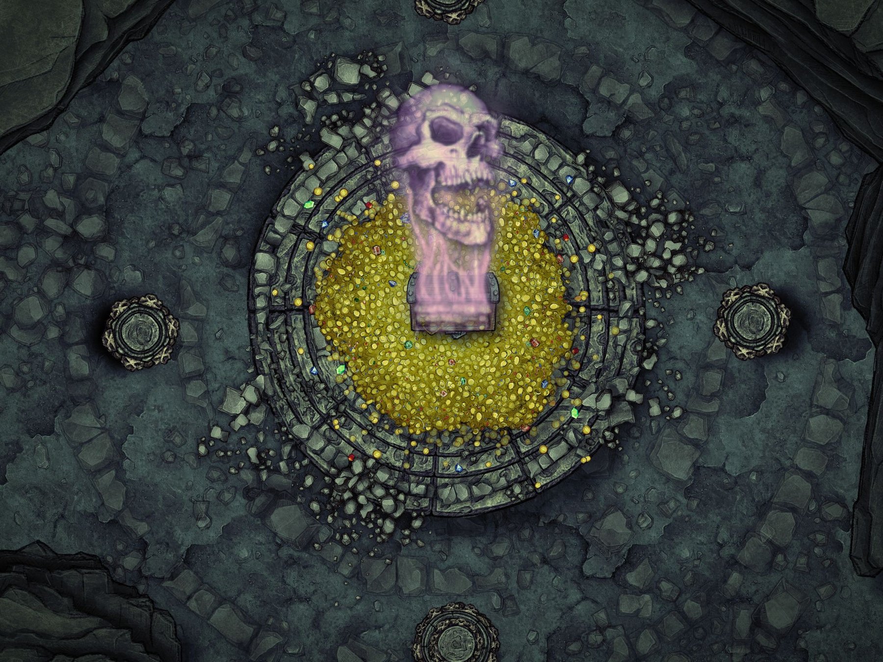 Maptober 2022 #12 : Cursed Treasure