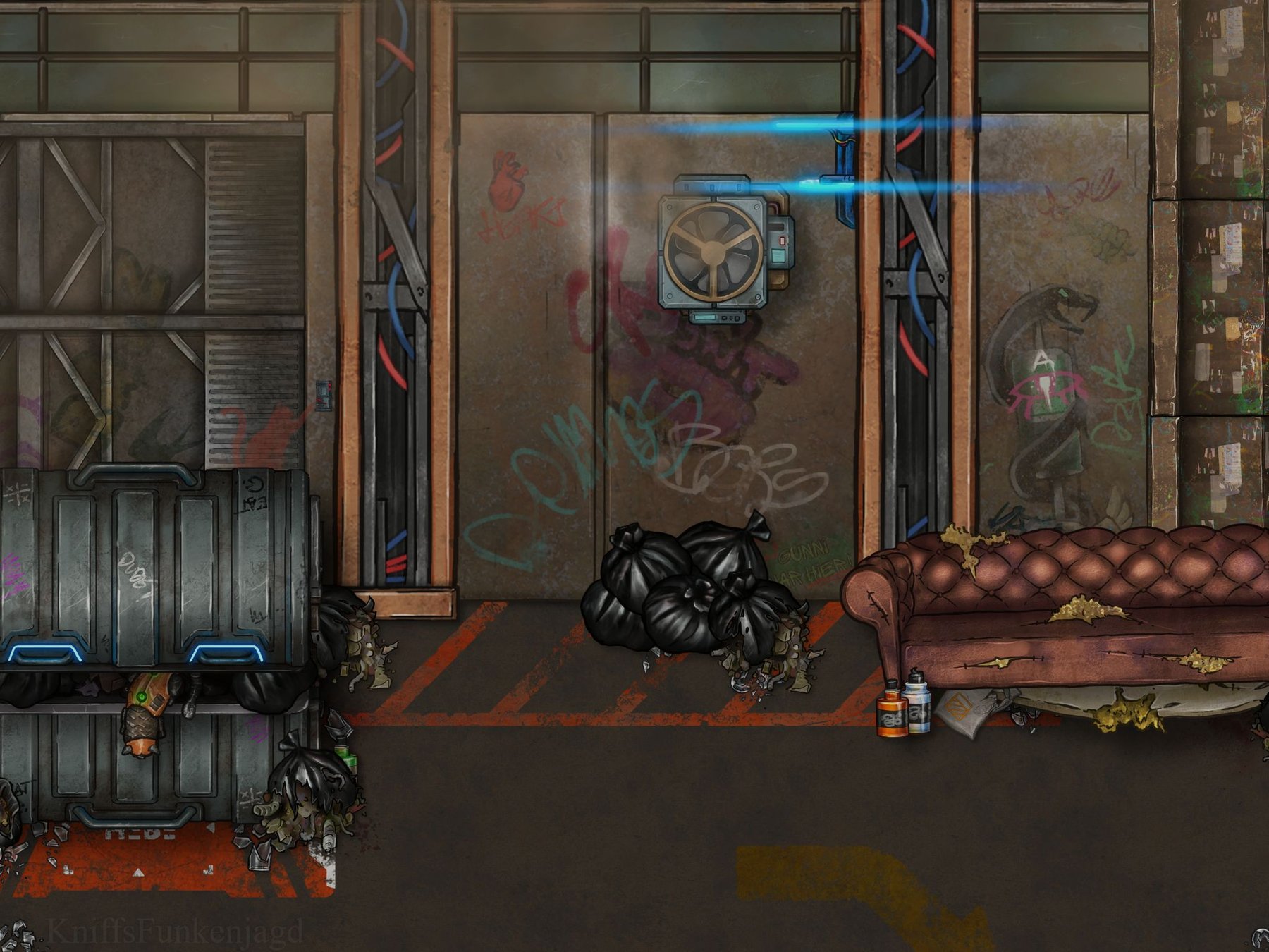 Not-So-Futuristic Alleyway