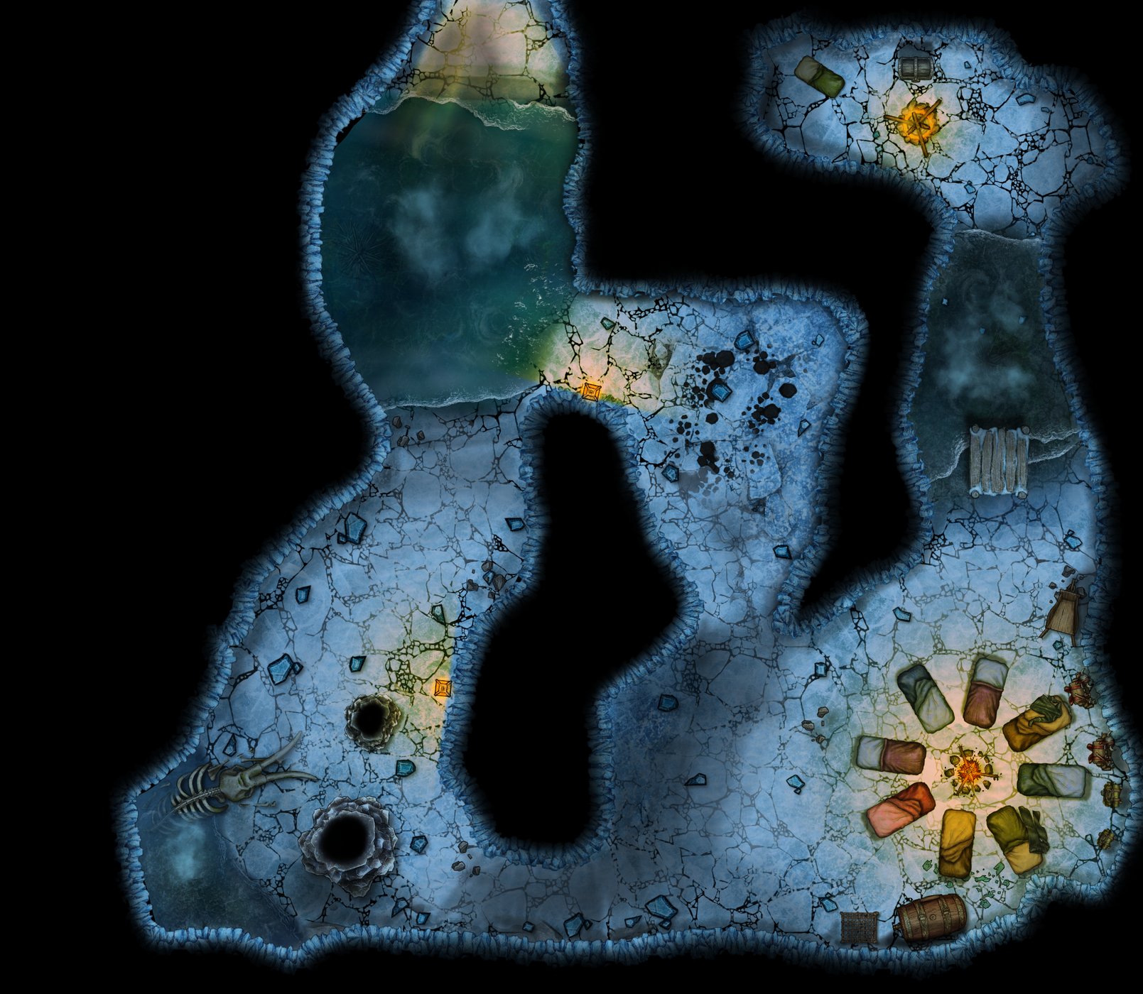 Frozen Sick 5.9 Croaker Cave 23x20