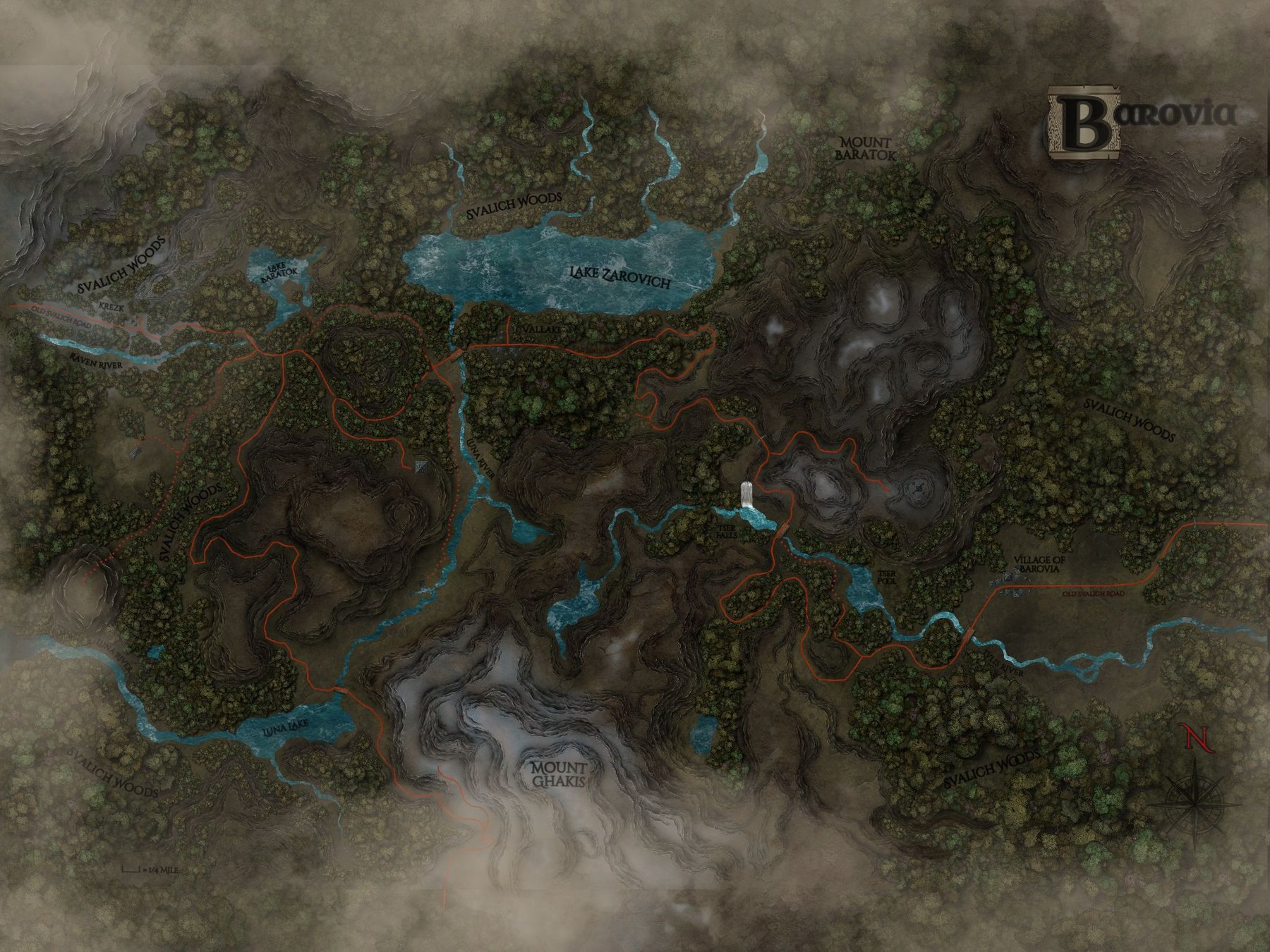 Barovia World Map