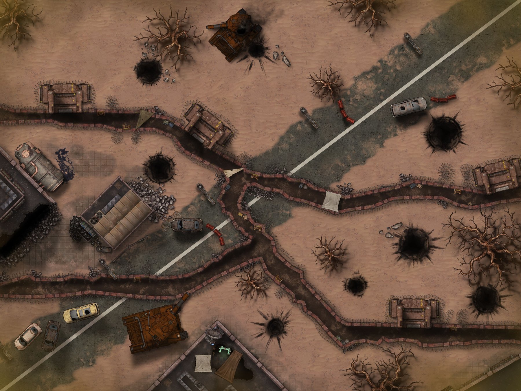 Broken Highway Battle - Blank Version