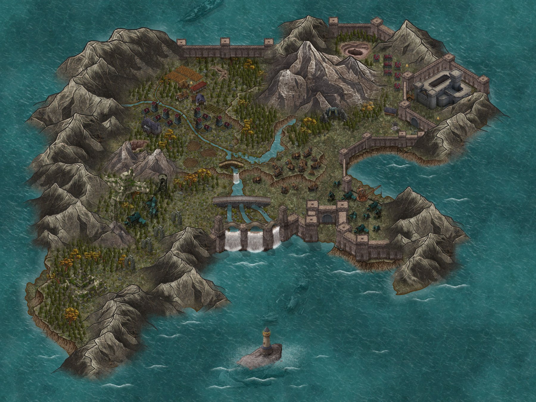 fortress island