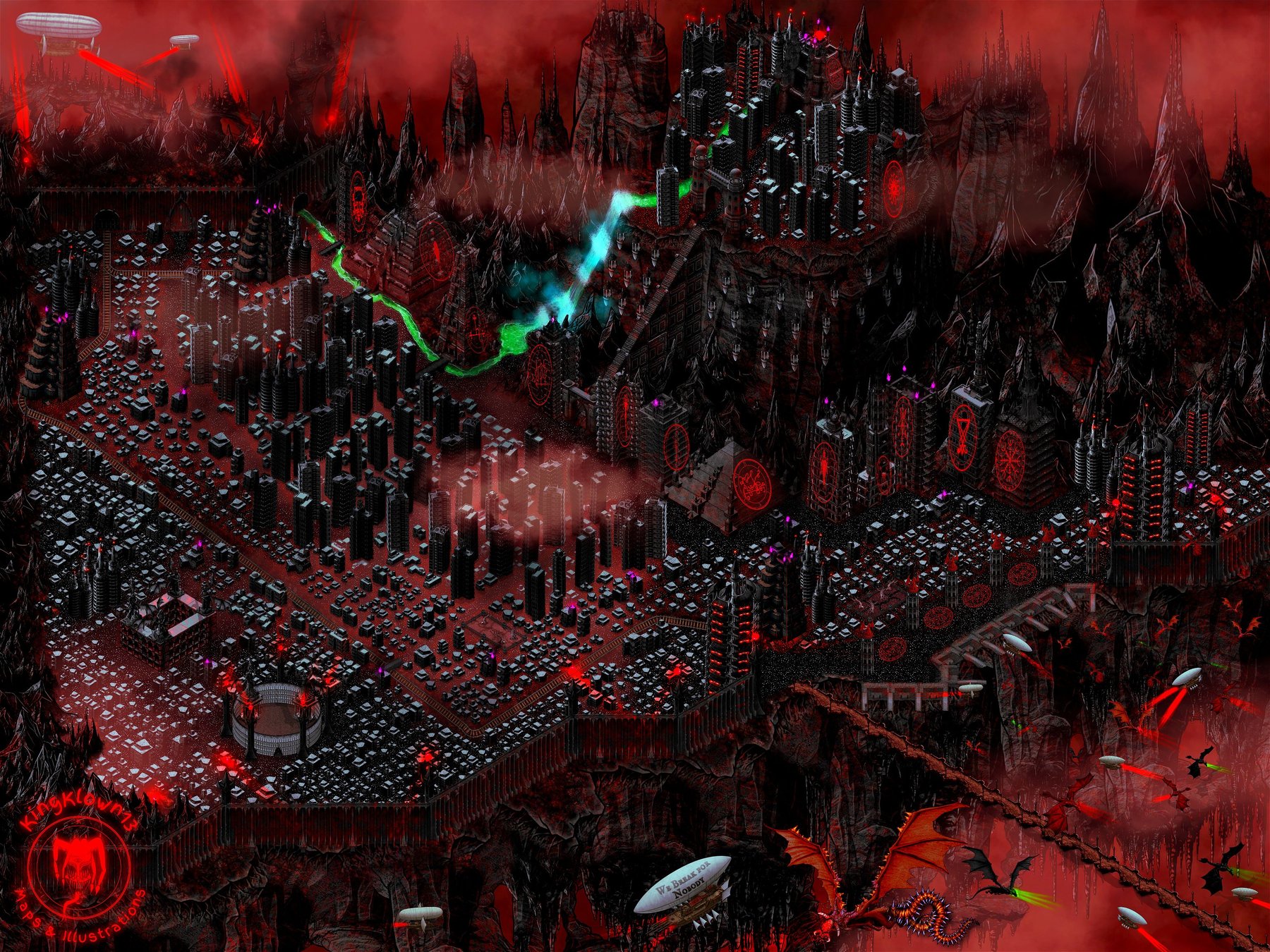 The Infernopolis of Agony: Present Day, in the Era of the Unveiling: During the Hours of Light