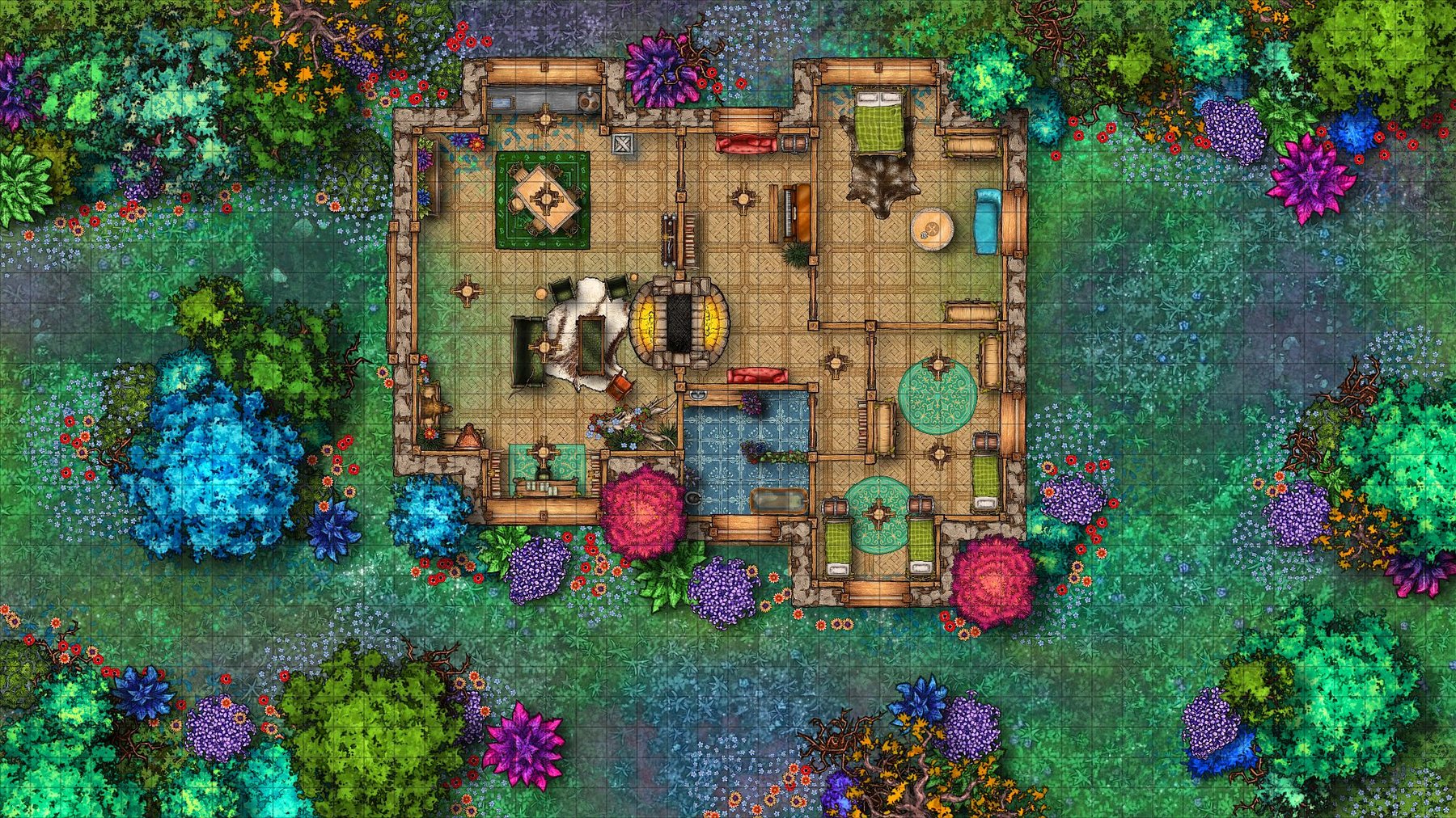 Home at the Feywild boundaries [48X27]