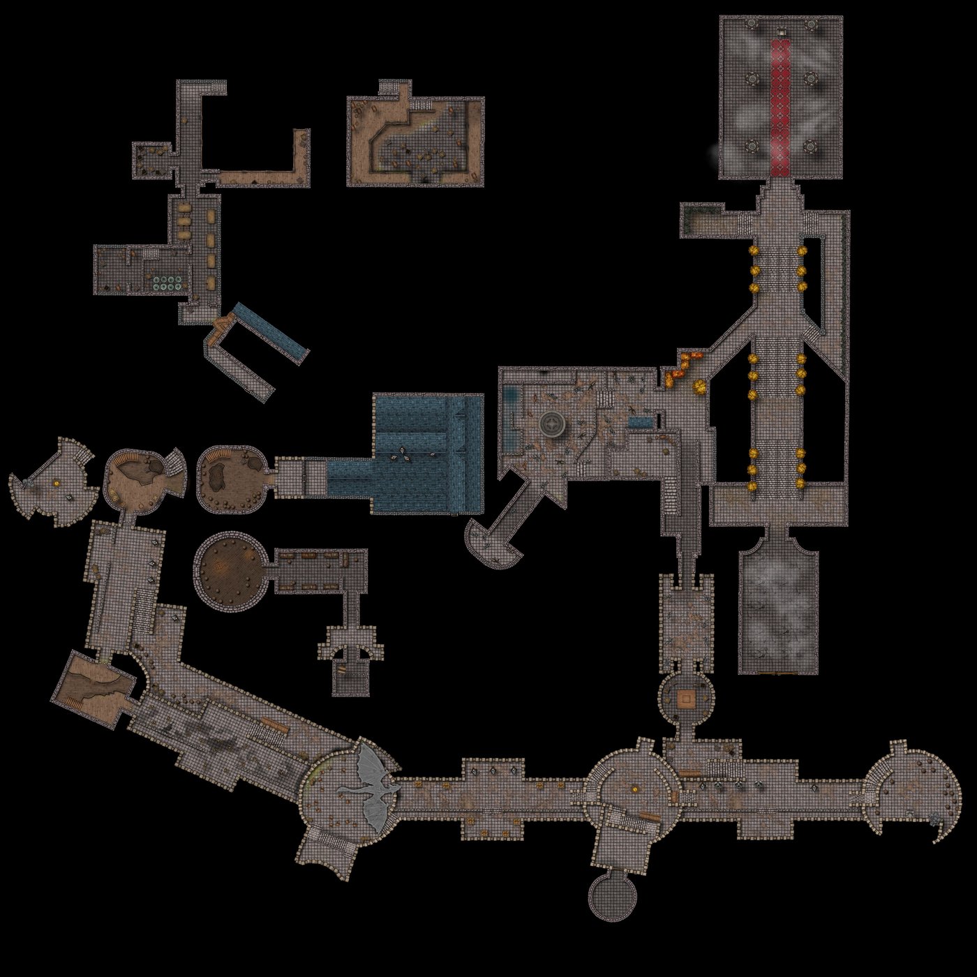 3. Dark Souls III - High Wall of Lothric [Top-Down Map]