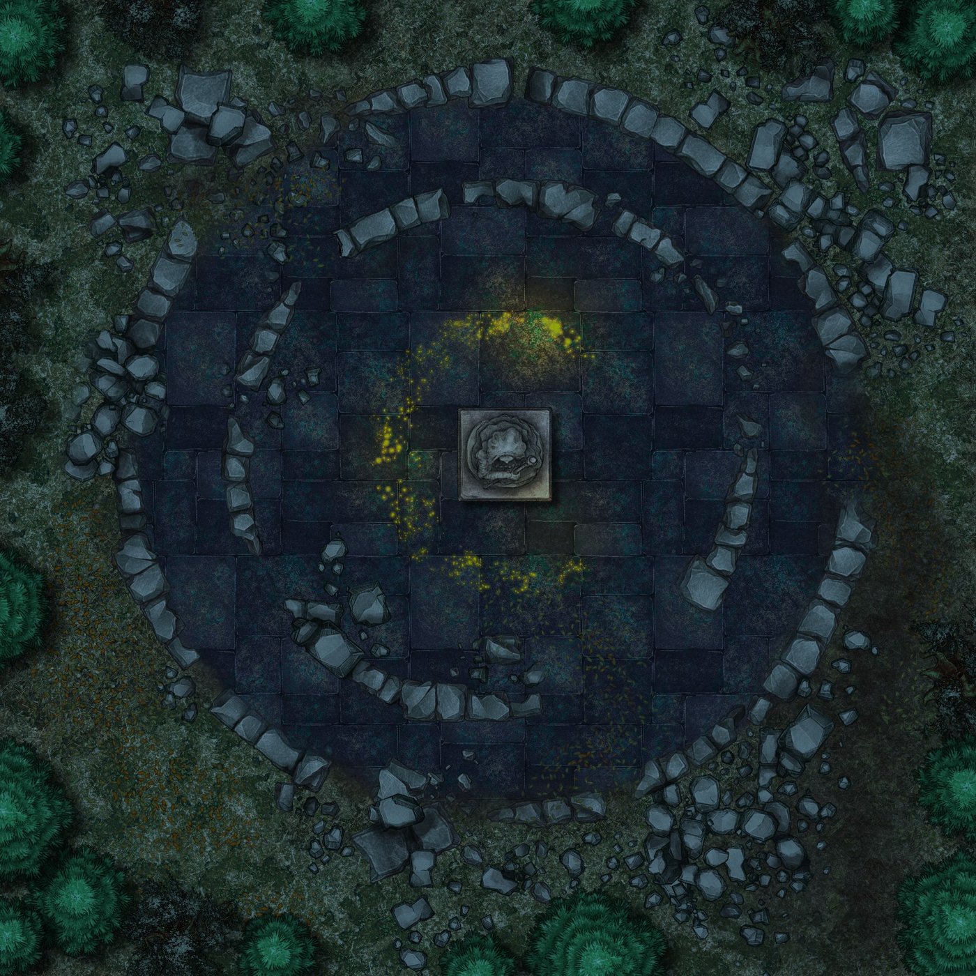 Forgotten temple of Sehanine (the Moonweaver)