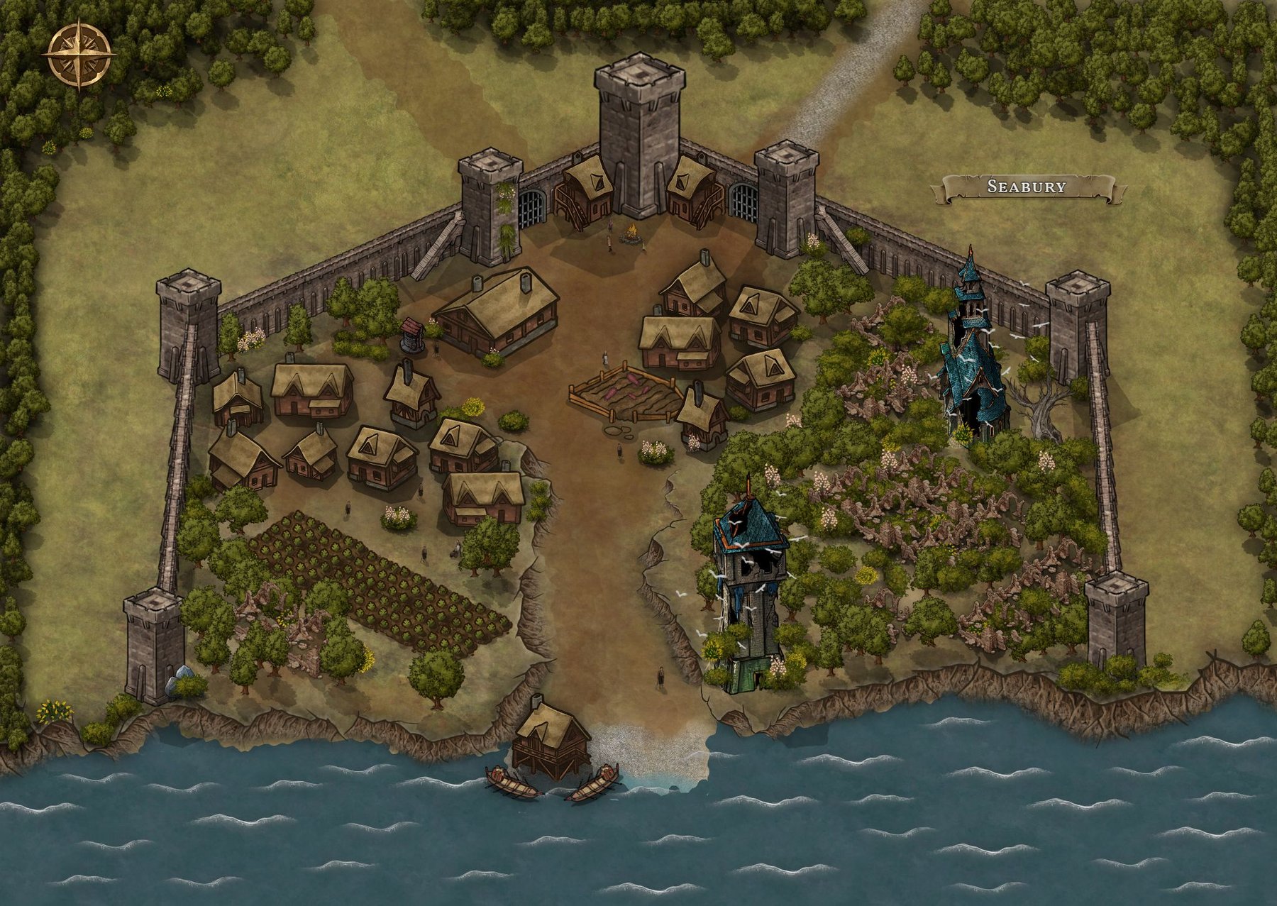 Seabury - coastal village 