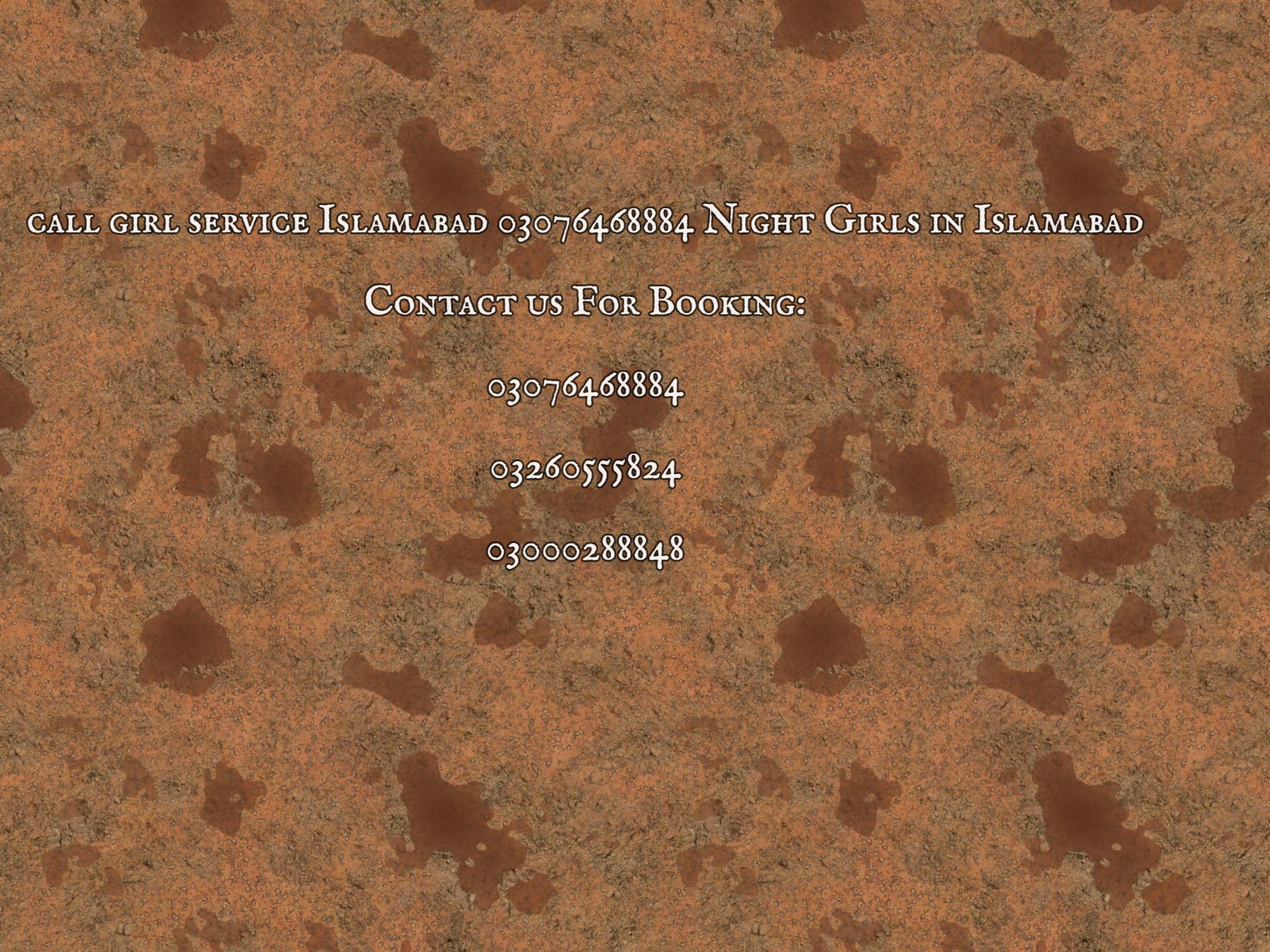 call girl service Islamabad 03076468884