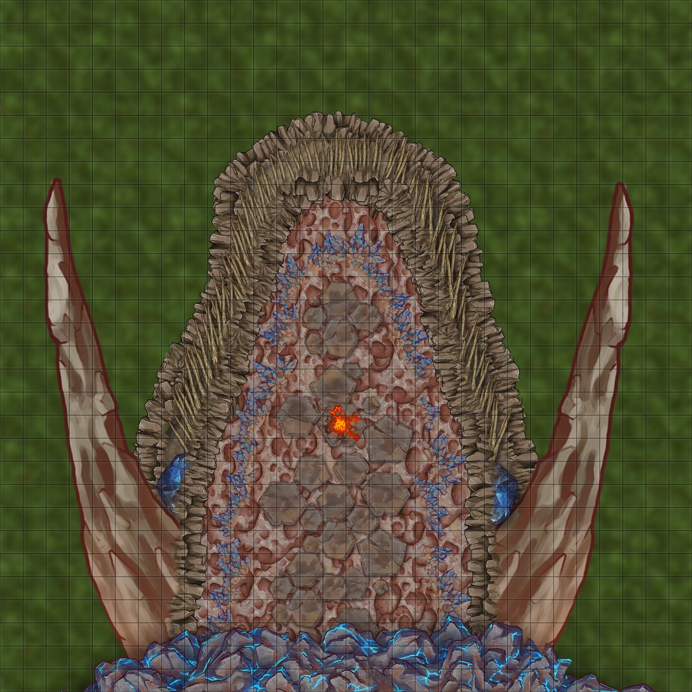 Tarasque head