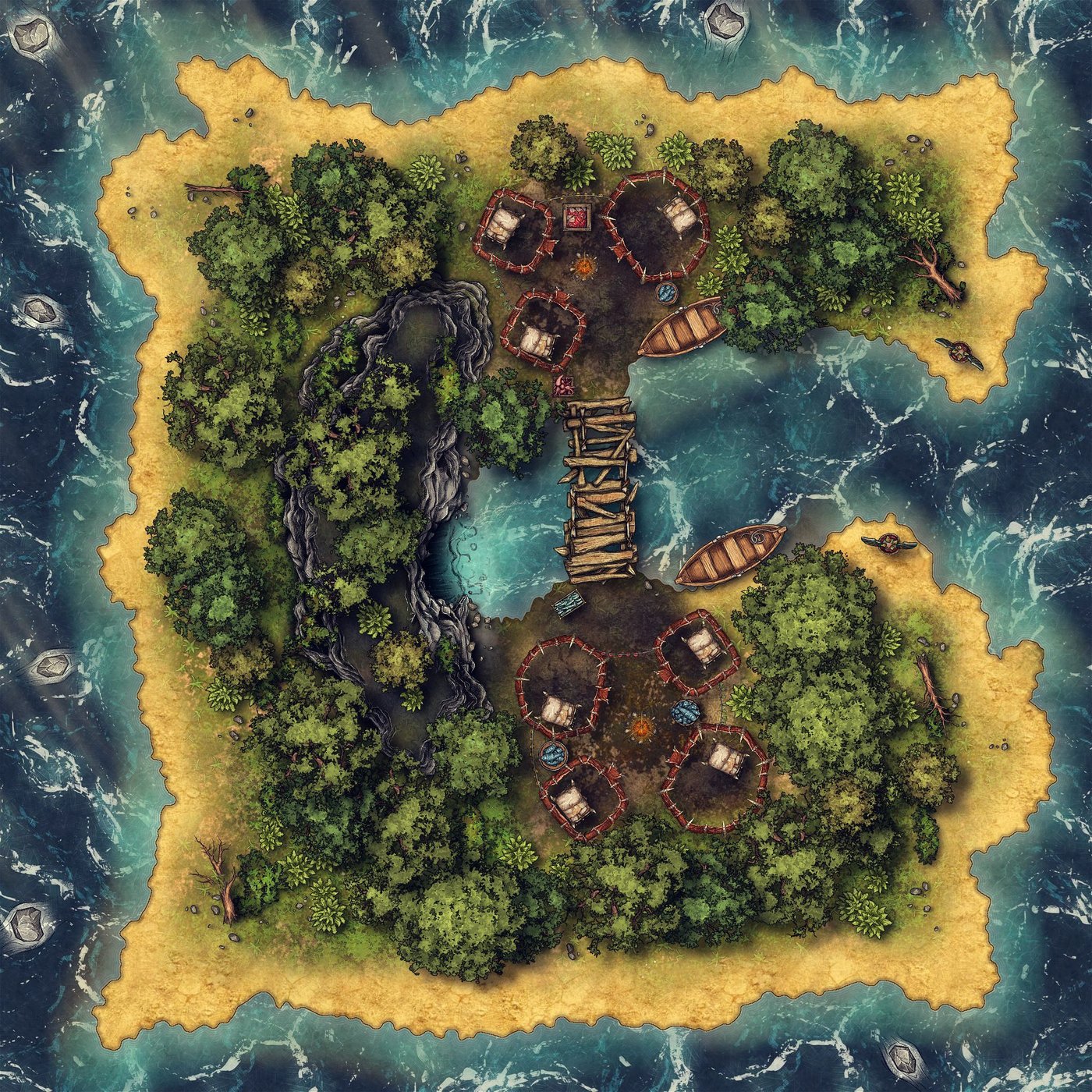 small island