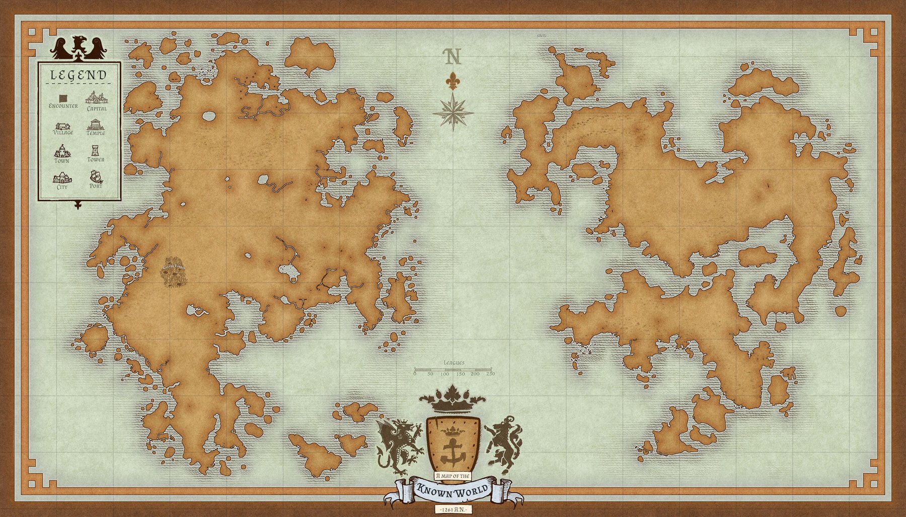 Map of the Known World