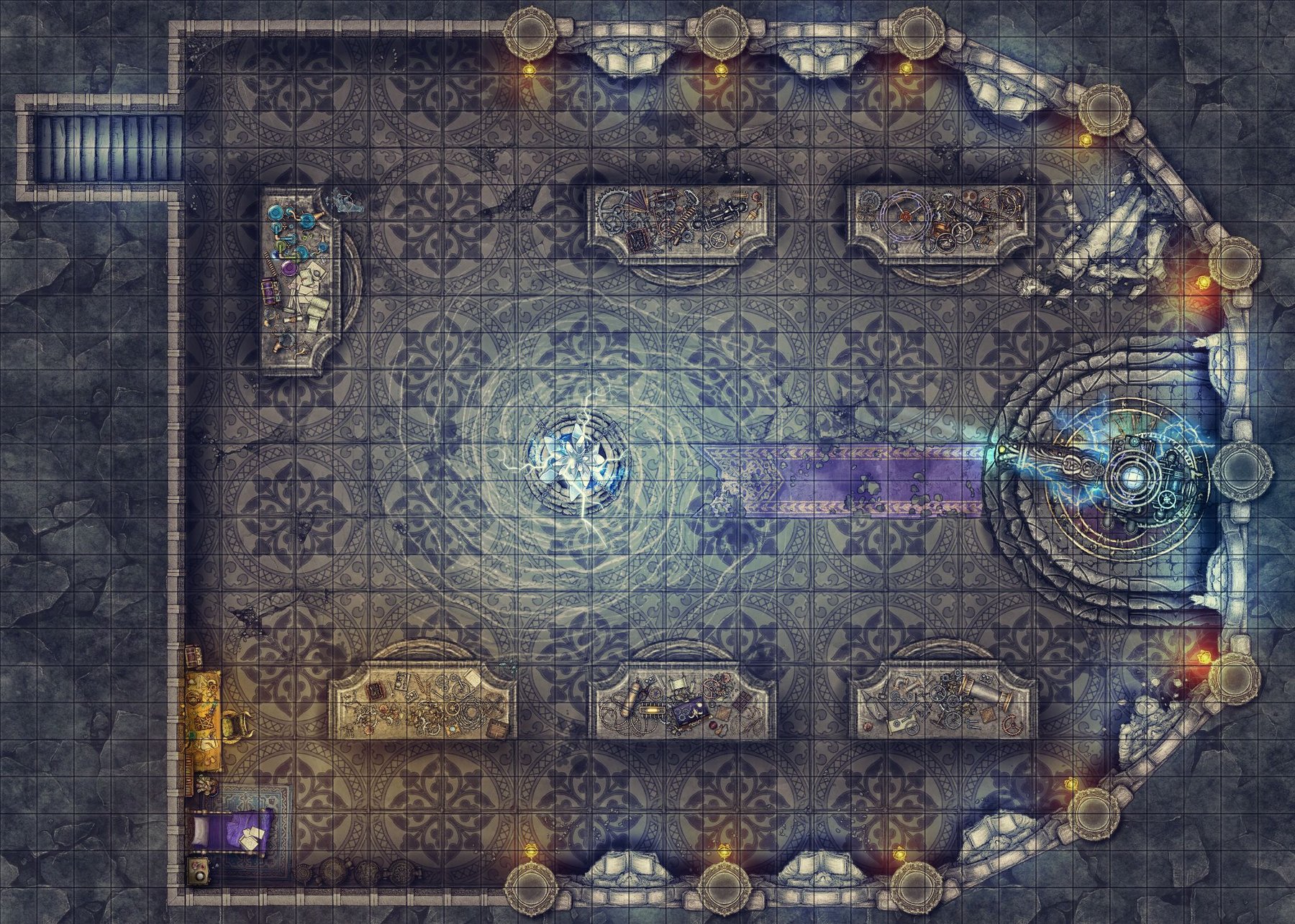 Cloud Giants' Keep Ruins. Basement Floor