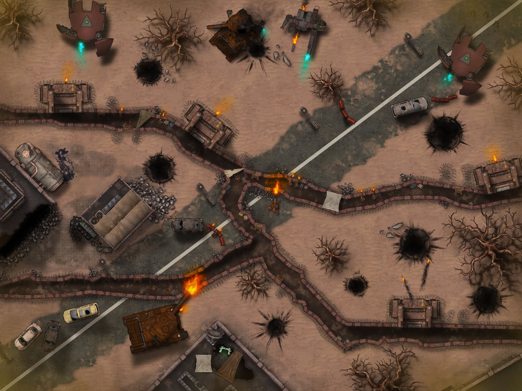 Broken Highway Battle