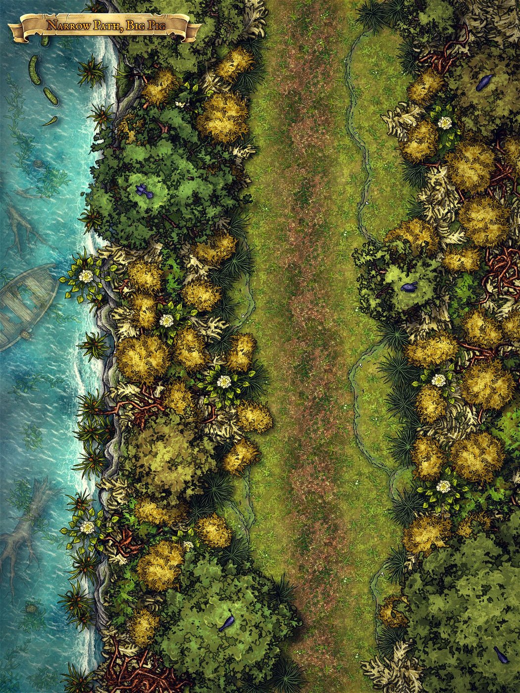 Area 20: Narrow Path, Big Pig