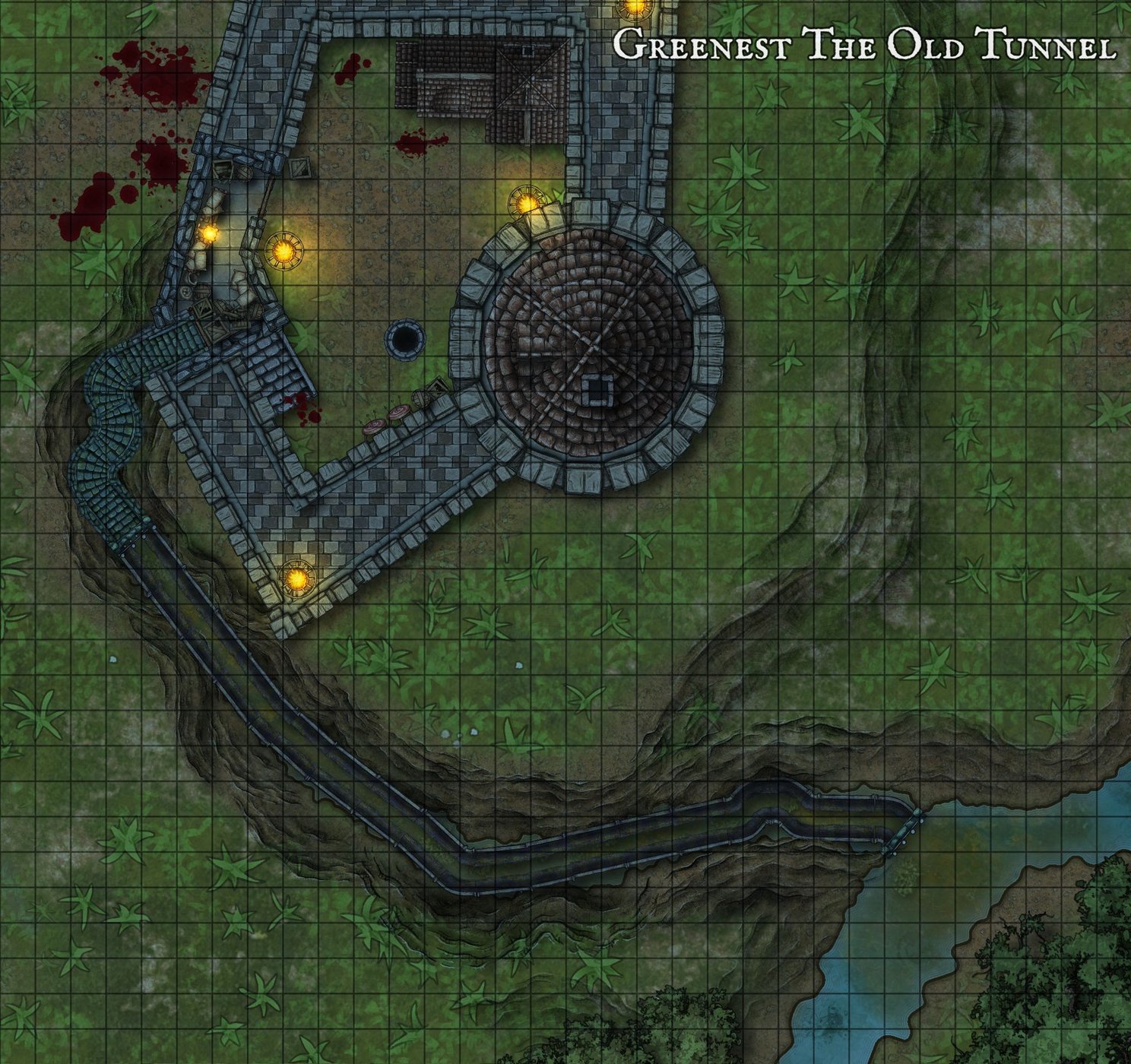 Greenest- Old Tunnel Battle Map