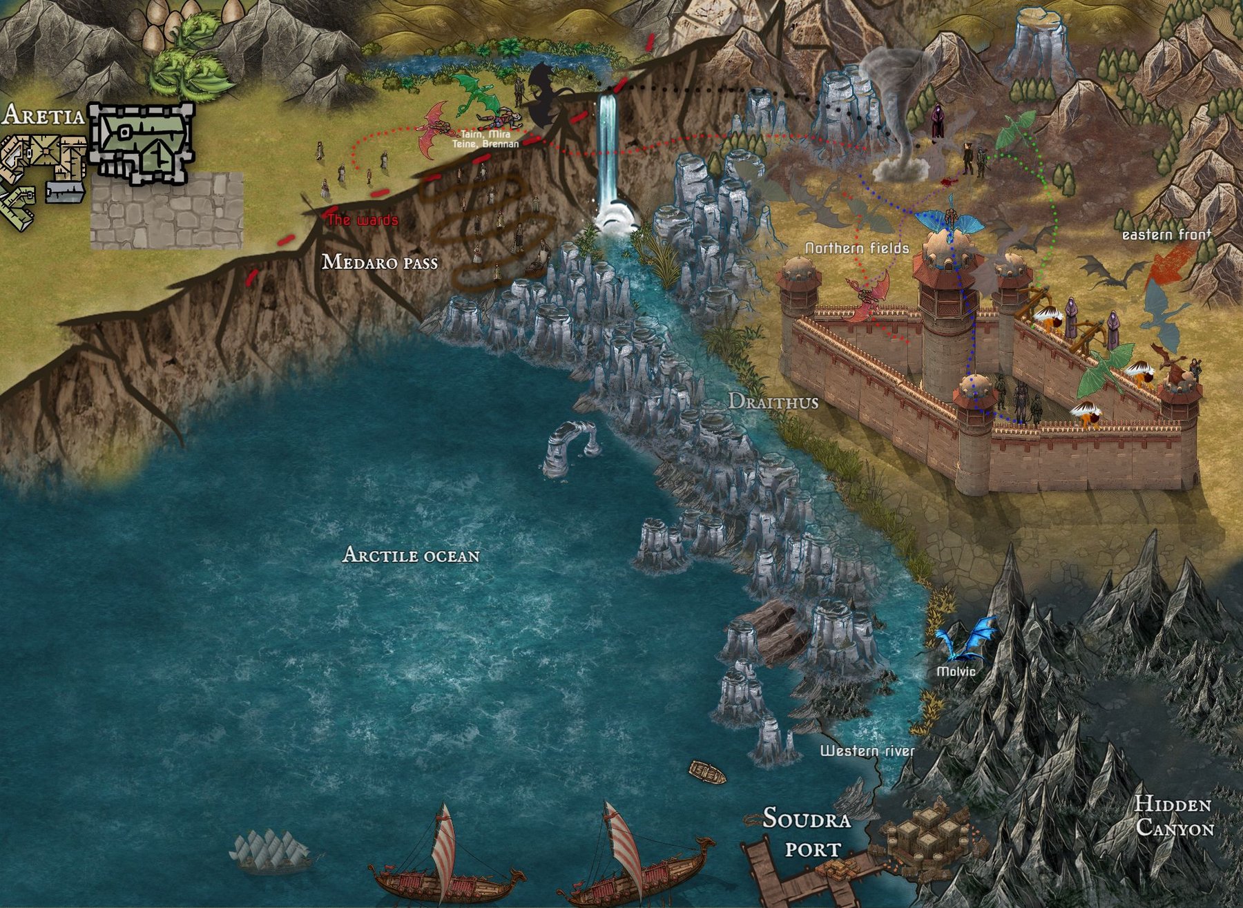 Draithus battle  Ch 60