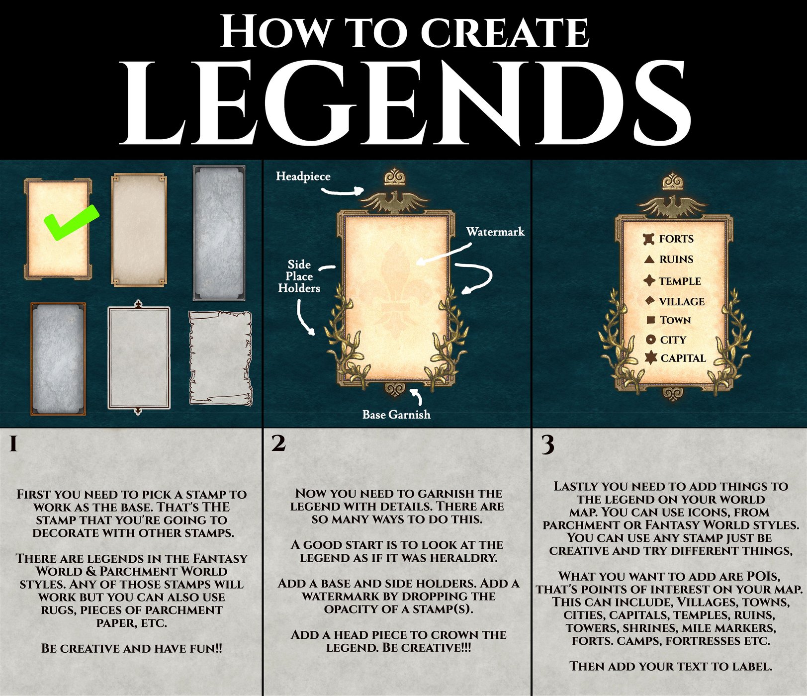 Guide: How to Create Legends