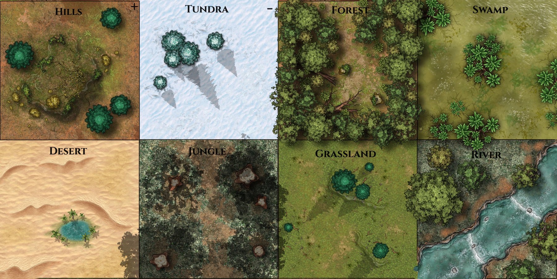Terrain Stream (Fantasy Battlemap)