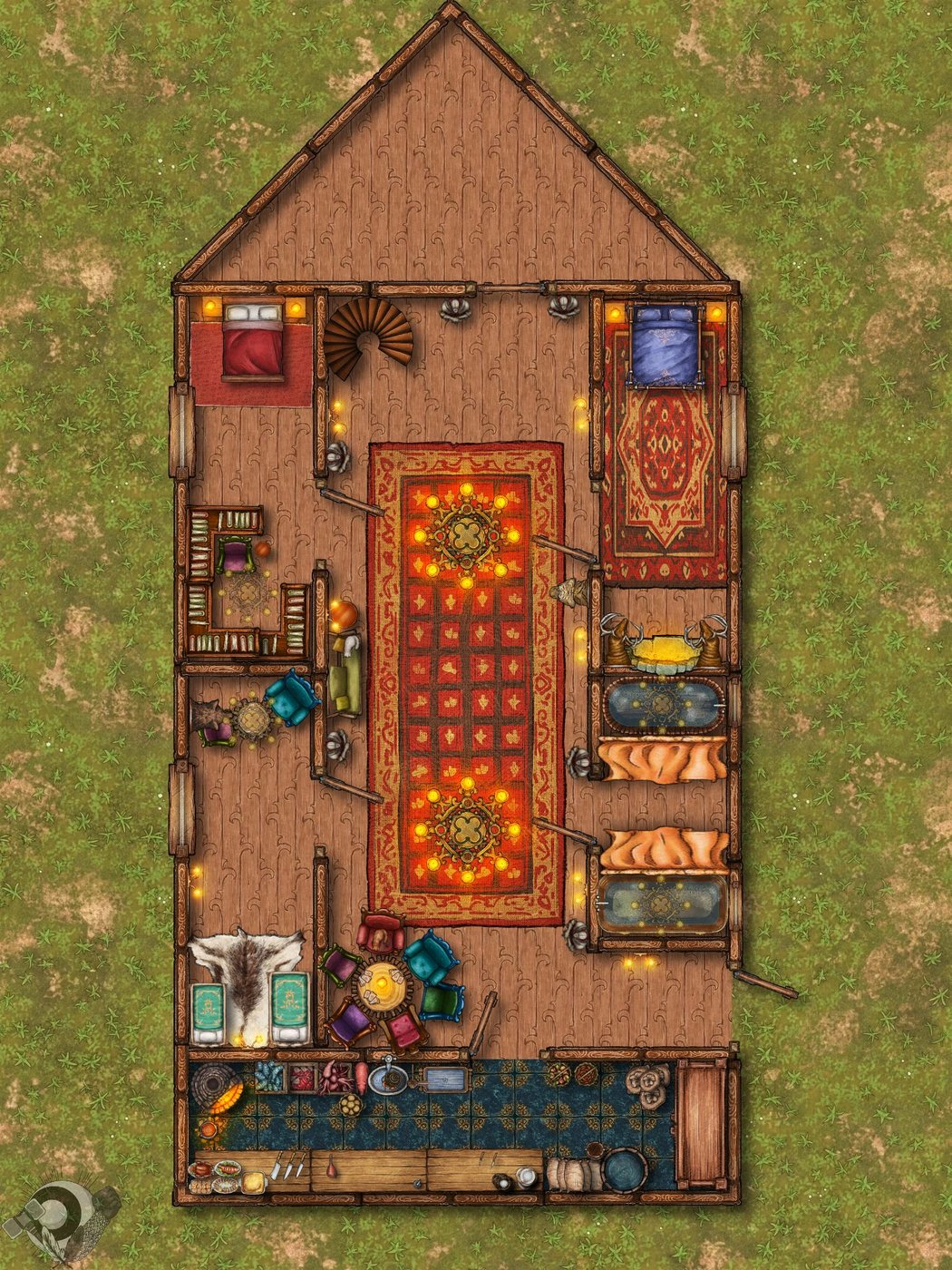 Whie Giant the magic Cart