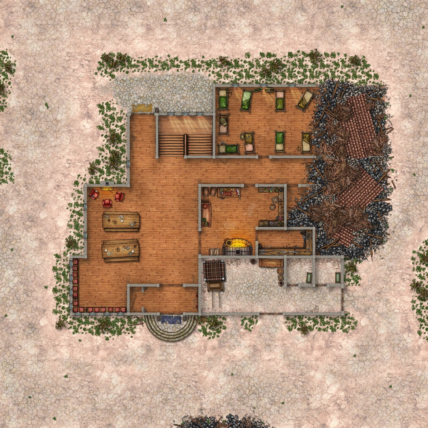 Occupied Mansion (Ground Floor)