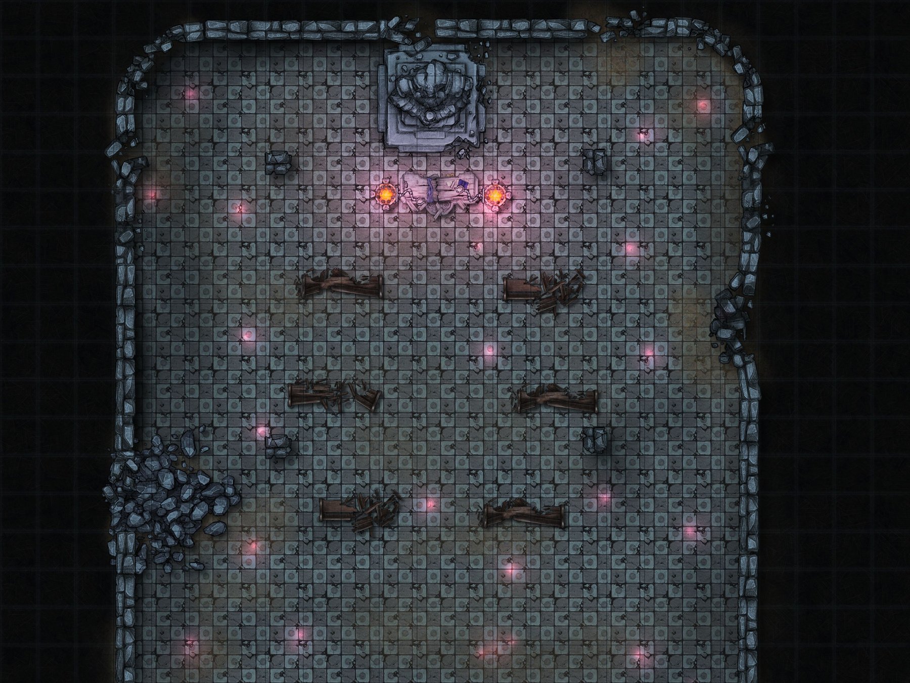 Imiriel's Forgotten Church - gridded