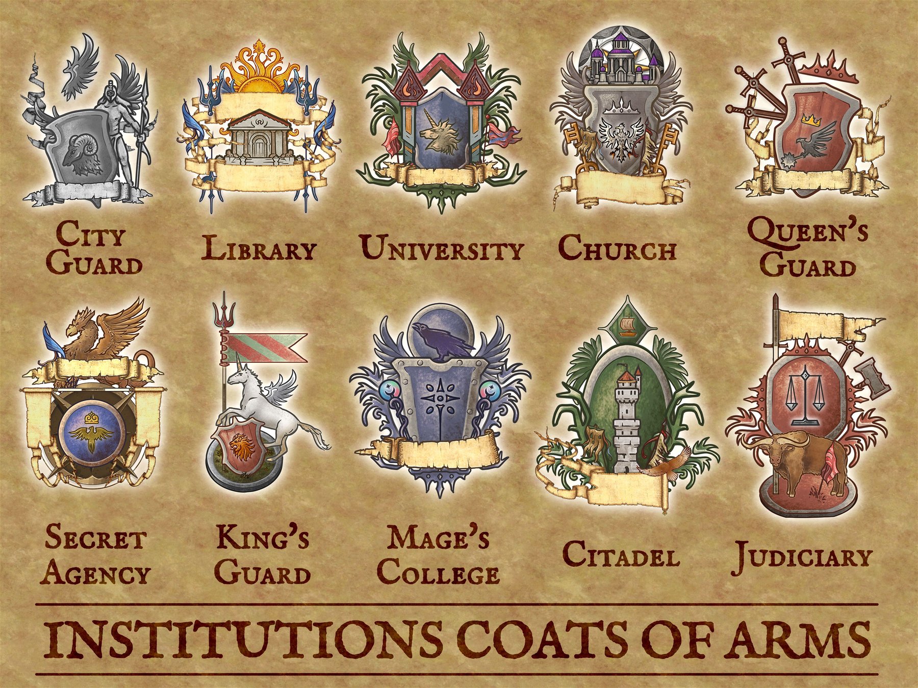 Institutions Coats of Arms