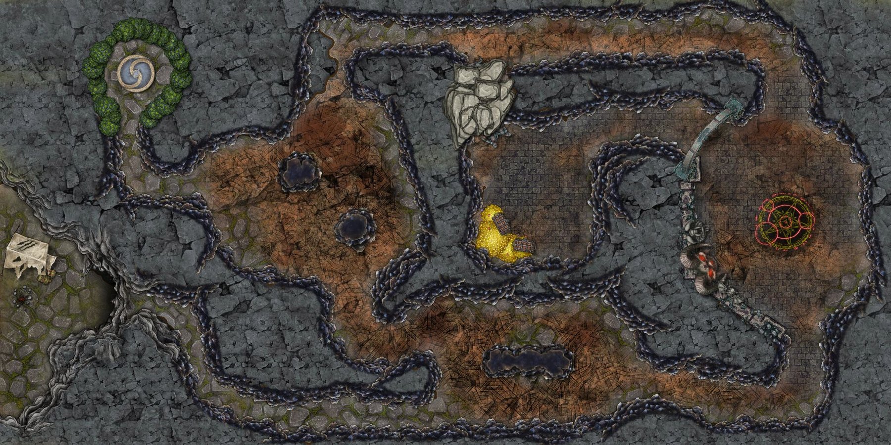 Cavern Battlemap