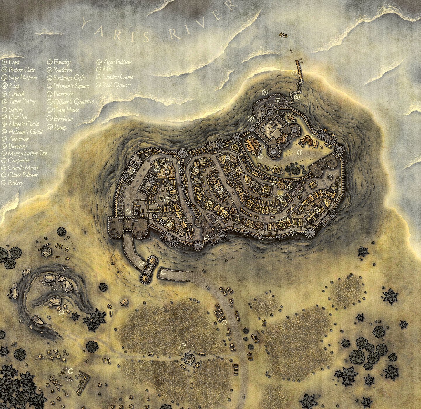 Castle along the Yaris