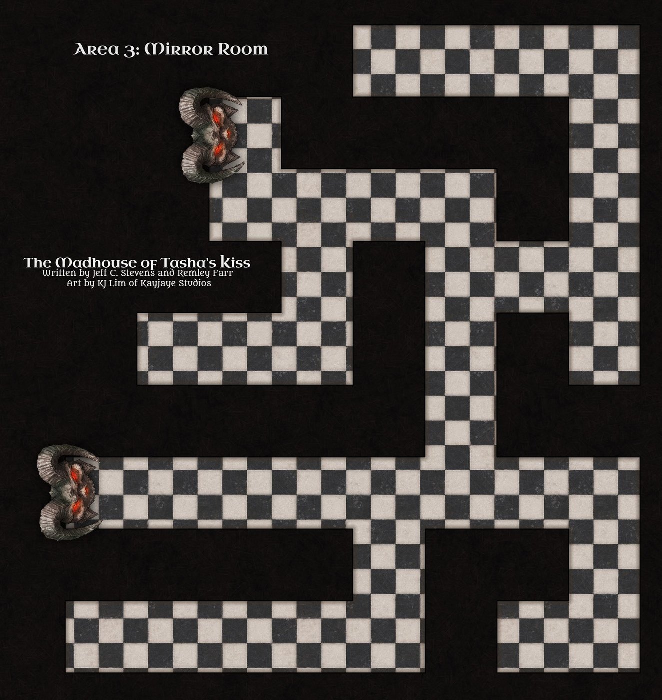 Area 3:  The Mirror Room (No Grid)