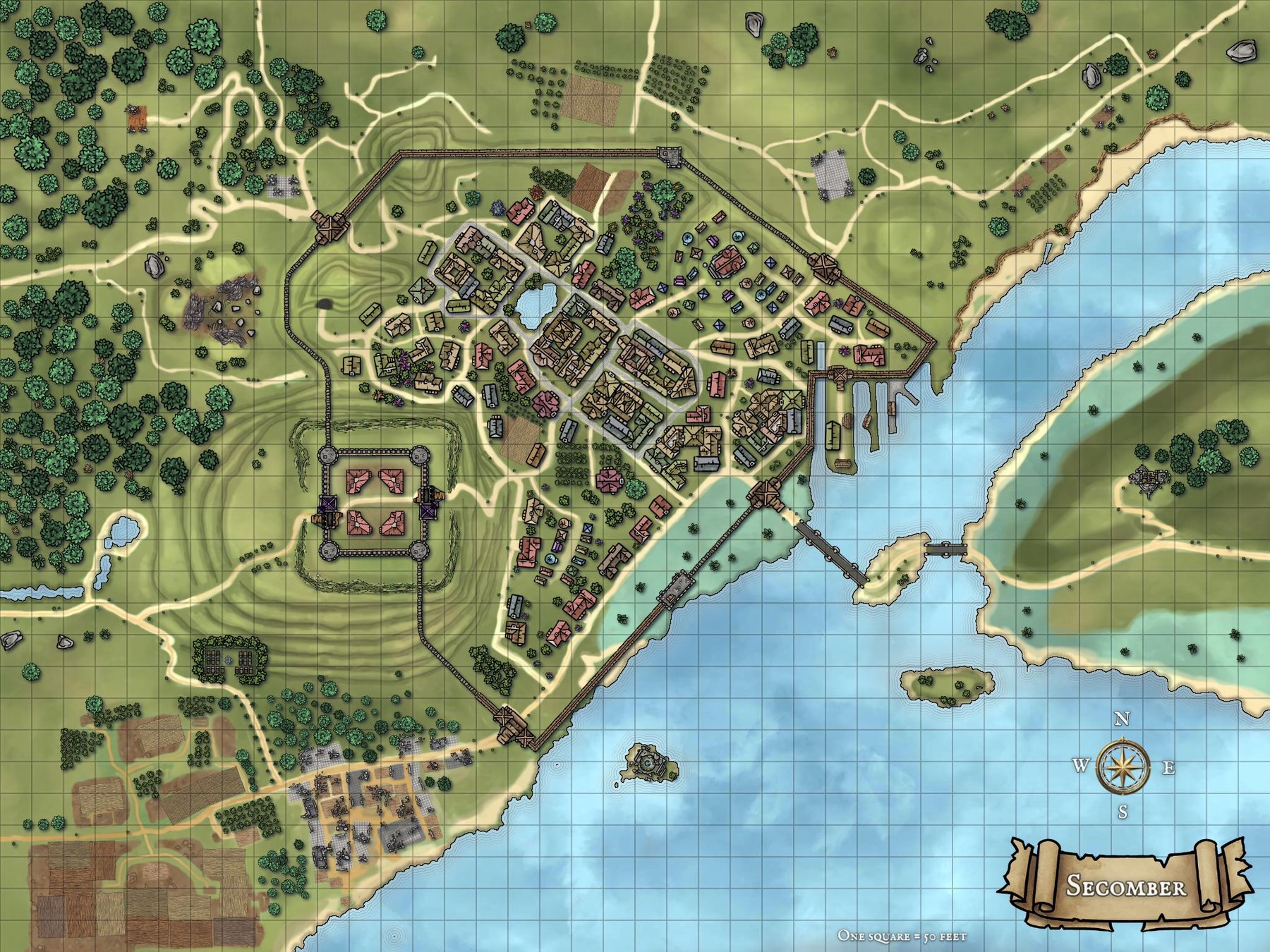 Secomber, Sword Coast, Forgotten Realms