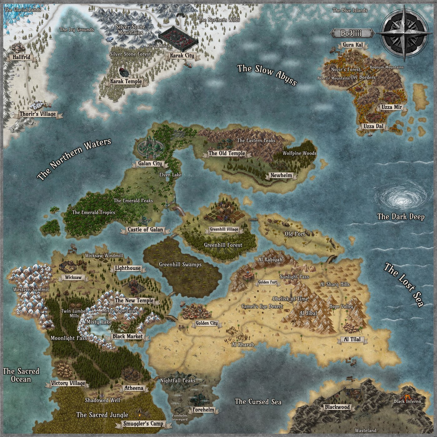 D&D Campaign Map