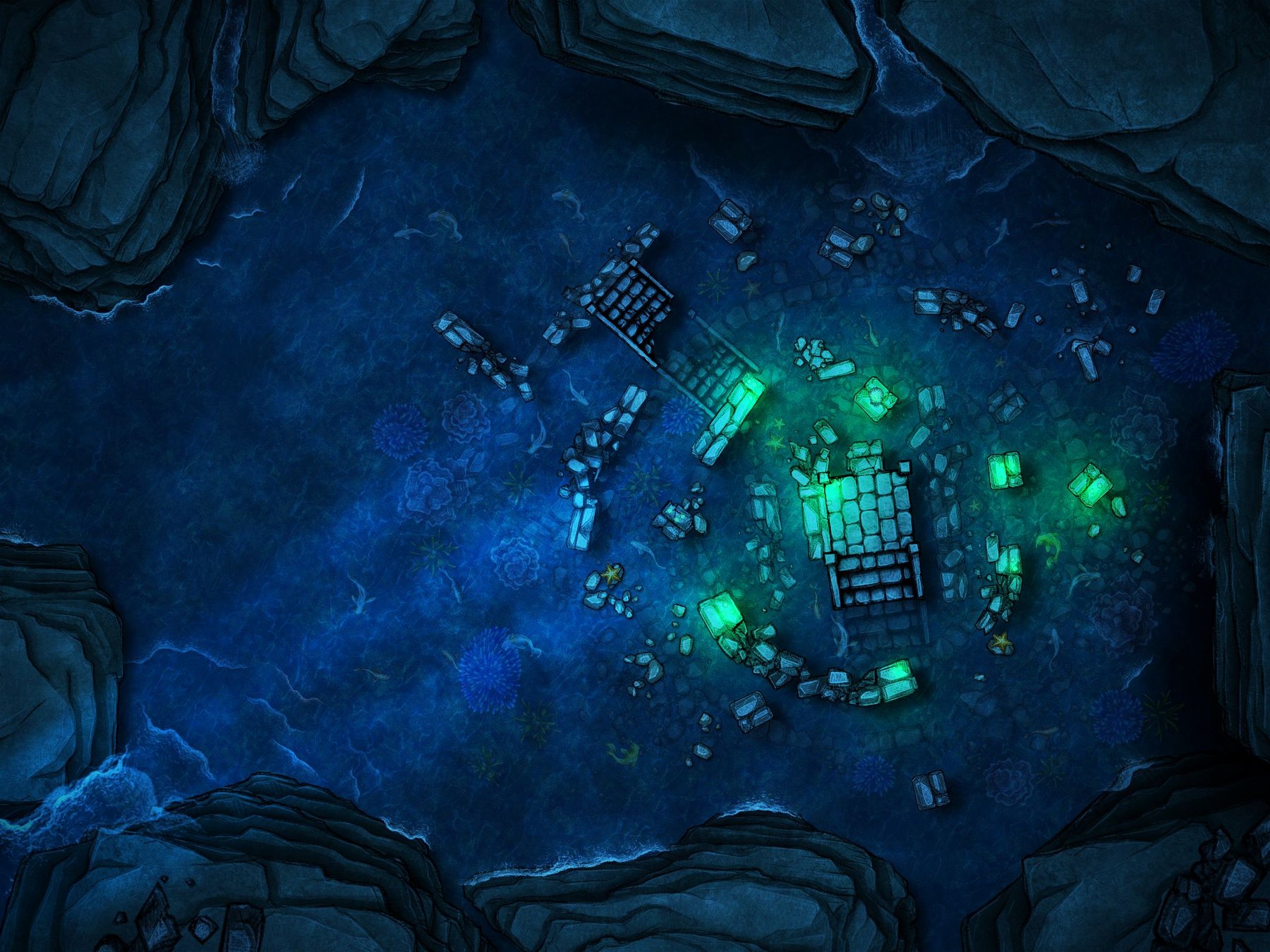 Sea Hag's Grotto in Flooded Ruins