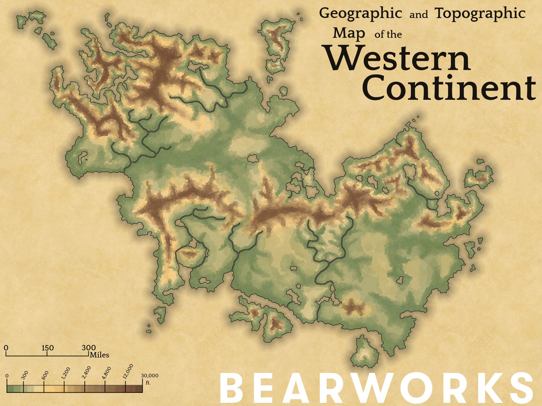 WesternContinent_RElief