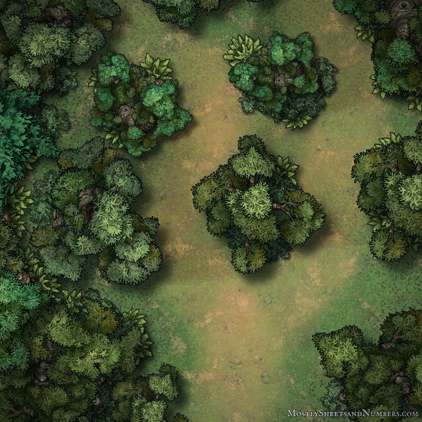 Forest Trail 20x20
